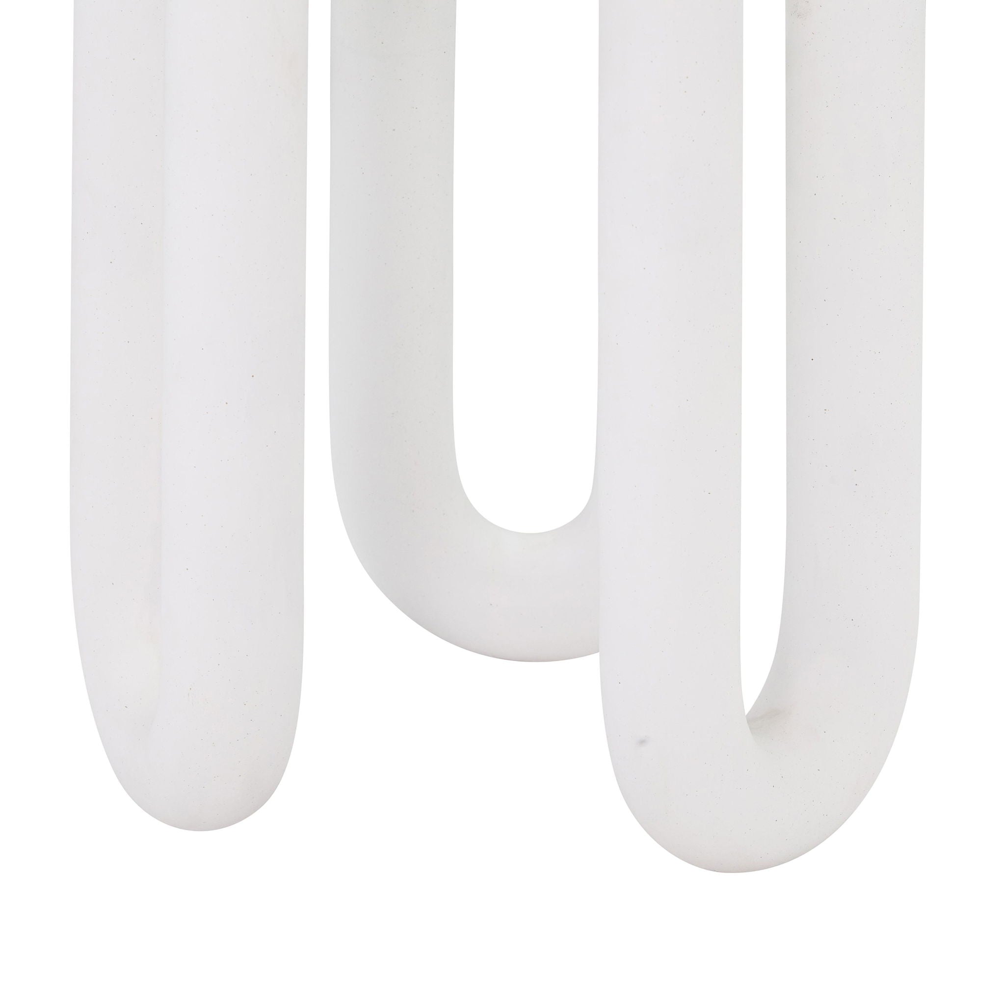 Tildy - Concrete Side Table - White - Urban Living Furniture (Los Angeles, CA)