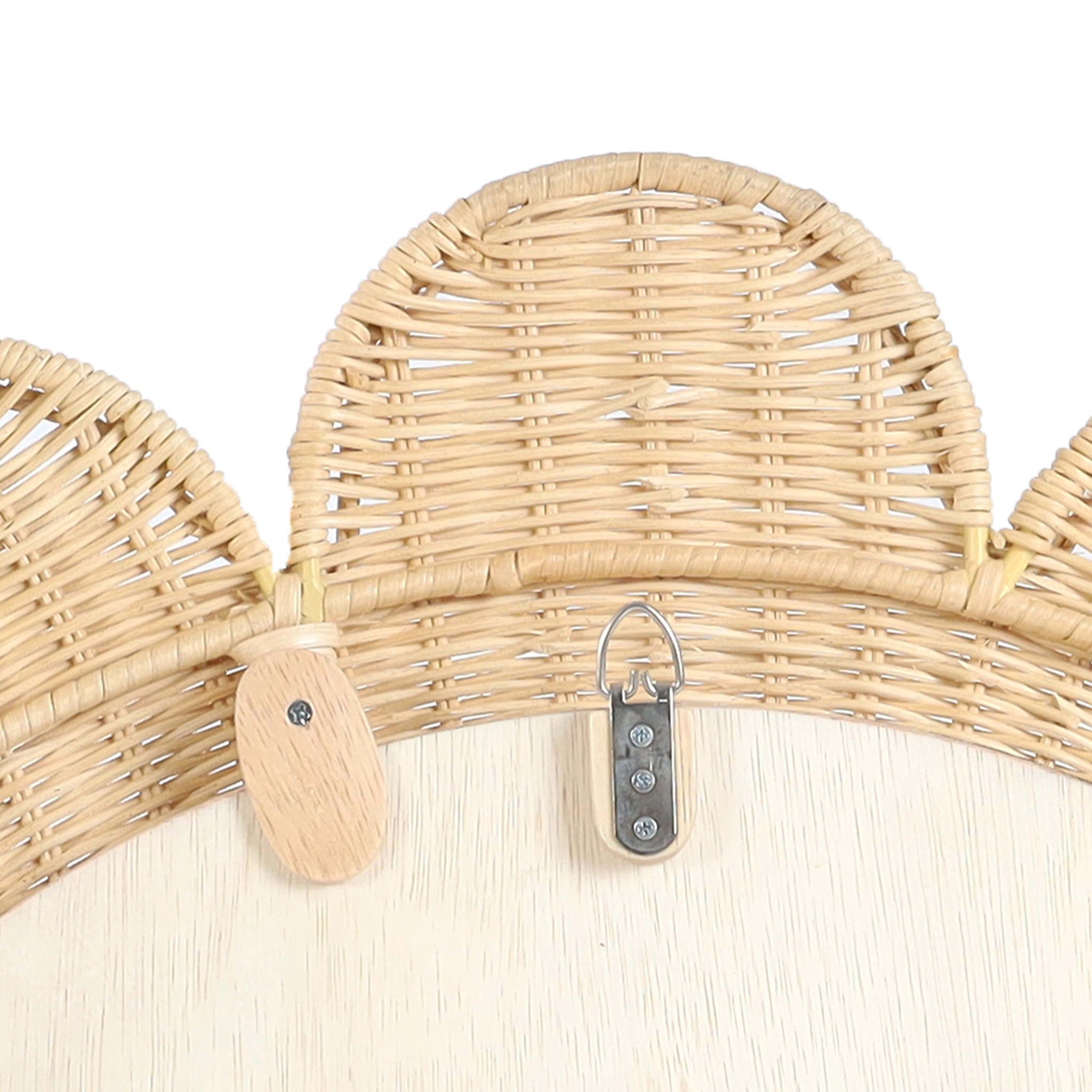 Coralie - Rattan Round Mirror