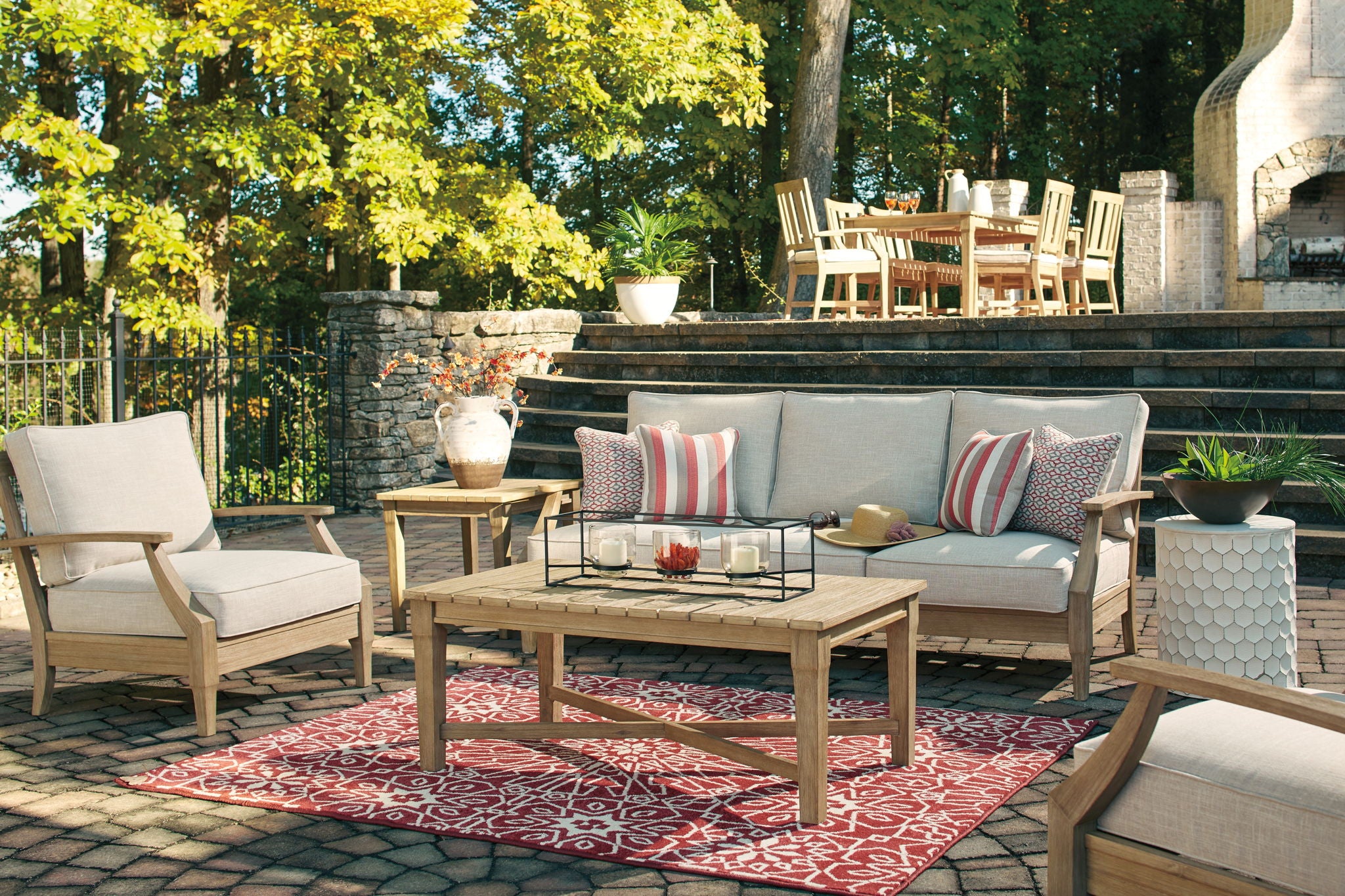 Clare View - Sofa with Cushion - Beige - Urban Living Furniture (Los Angeles, CA)