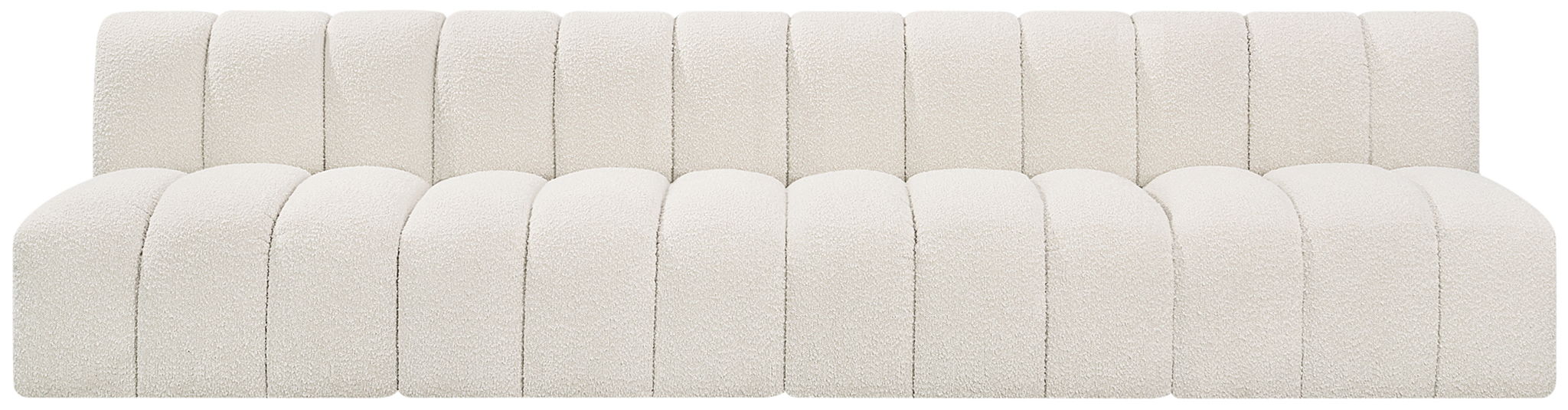 Arc - Boucle Fabric 4 Seats Modular Sofa - Urban Living Furniture (Los Angeles, CA)