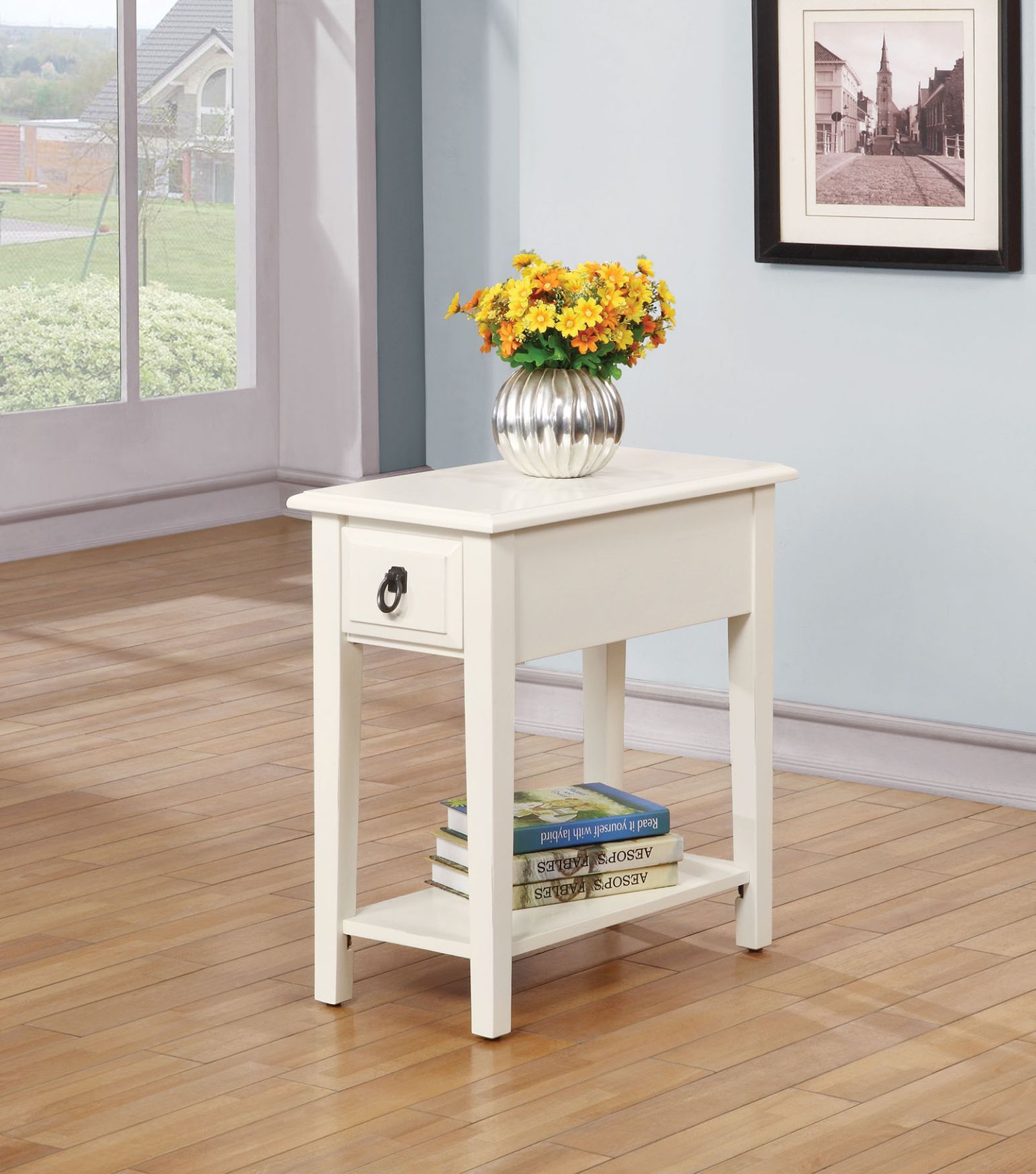 Jeana - Accent Table - White - Urban Living Furniture (Los Angeles, CA)