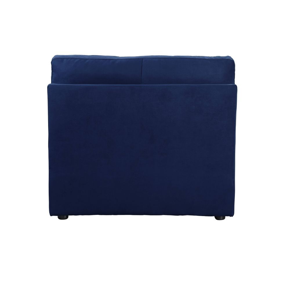 Crosby - Armless Chair - Blue Fabric - Urban Living Furniture (Los Angeles, CA)