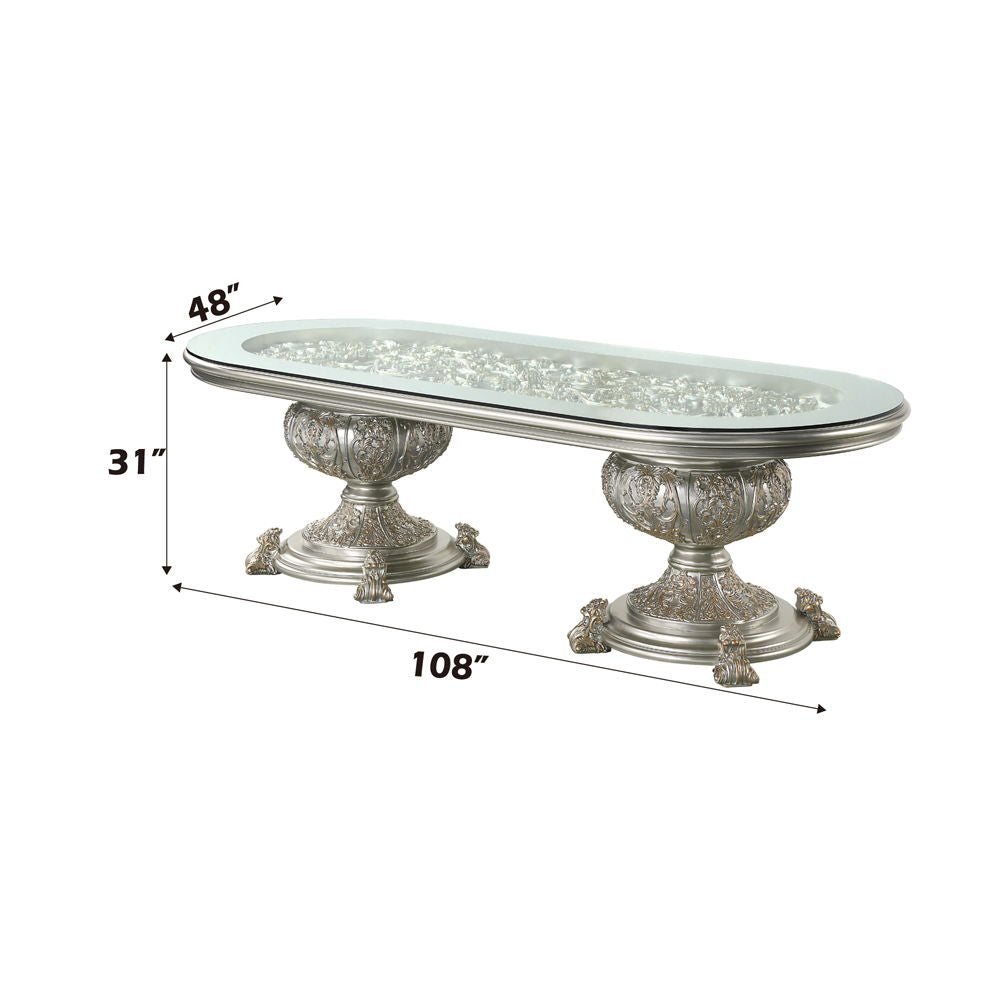Sandoval - Dining Table - Champagne - Urban Living Furniture (Los Angeles, CA)