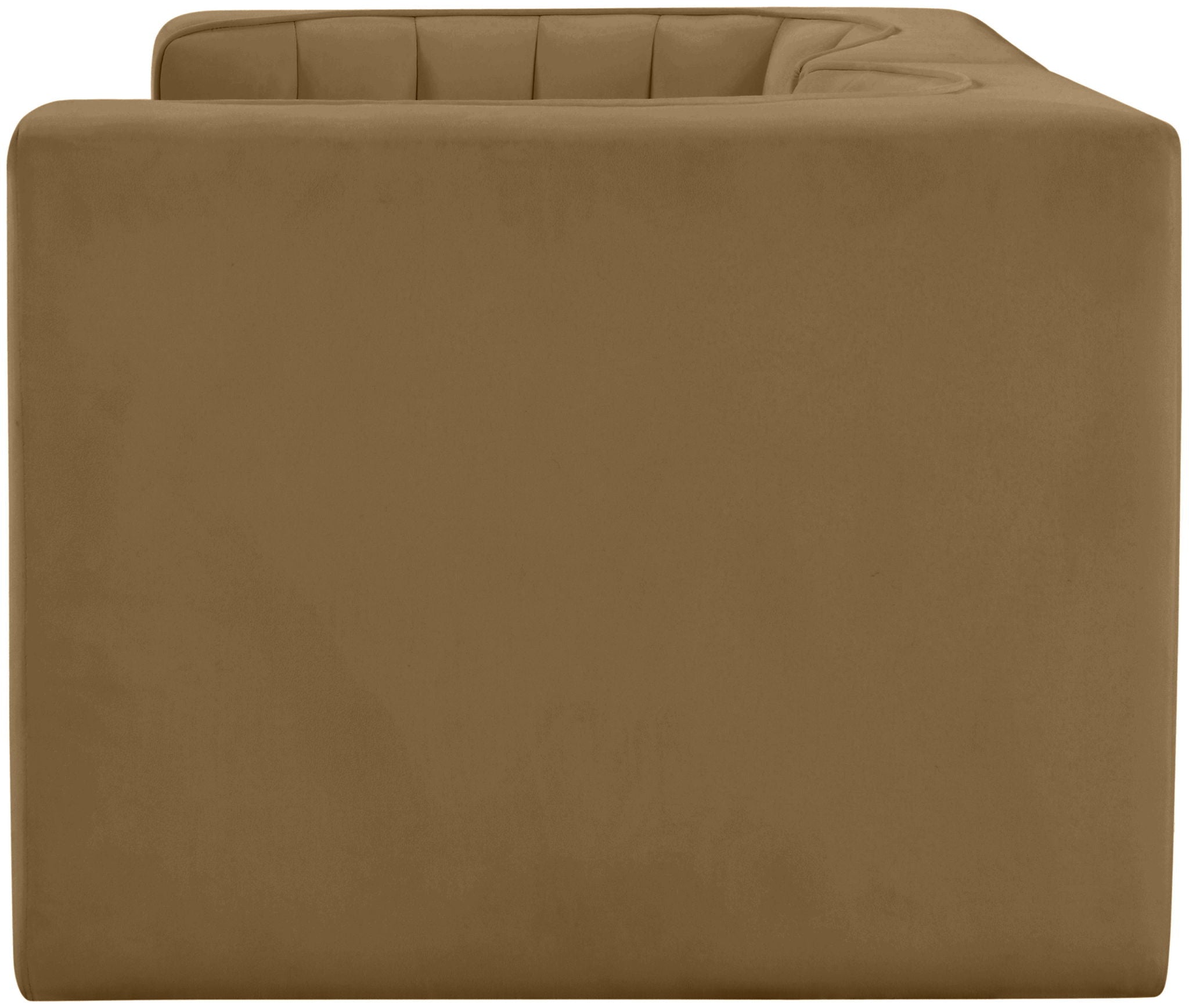 Rummi - Velvet Performance Fabric Upholstered 2 Piece Modular Loveseat - Urban Living Furniture (Los Angeles, CA)