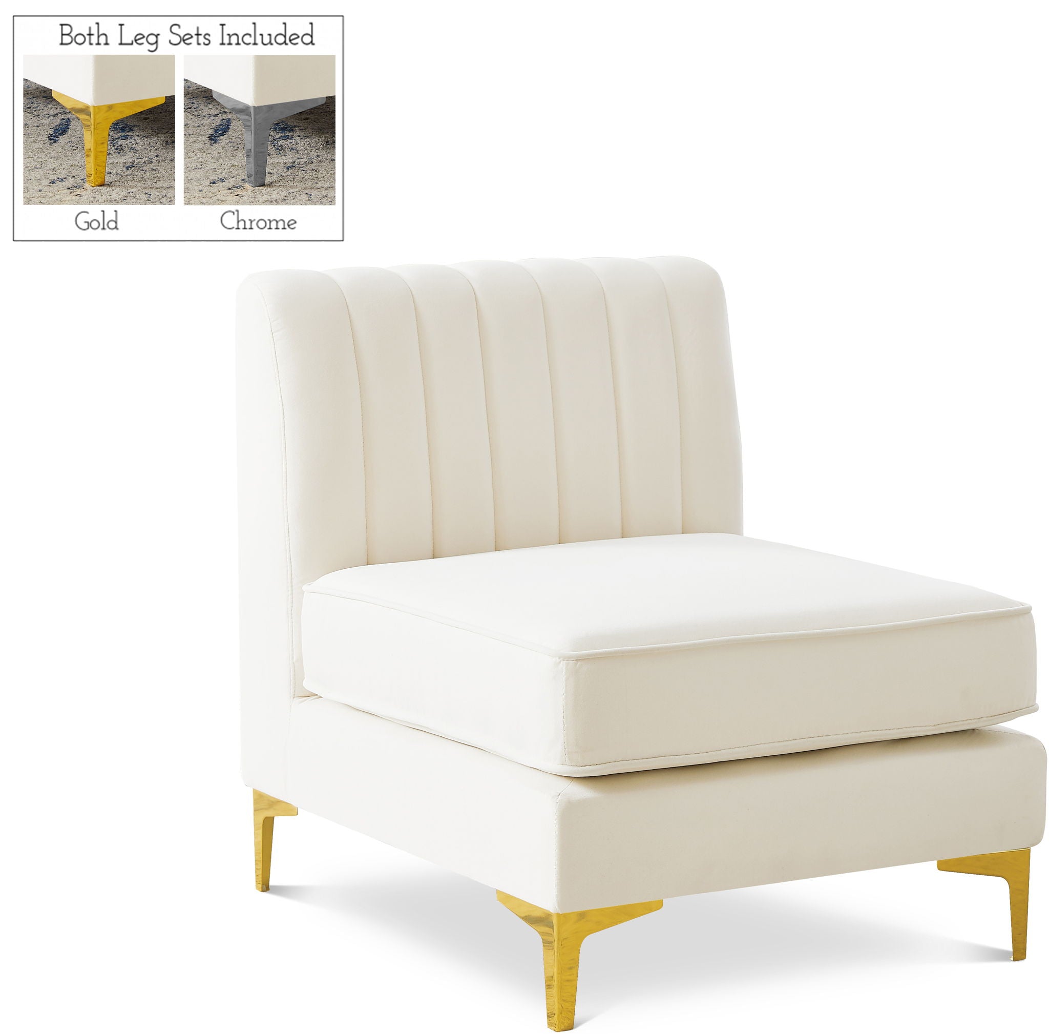 Alina - Armless Chair - Urban Living Furniture (Los Angeles, CA)