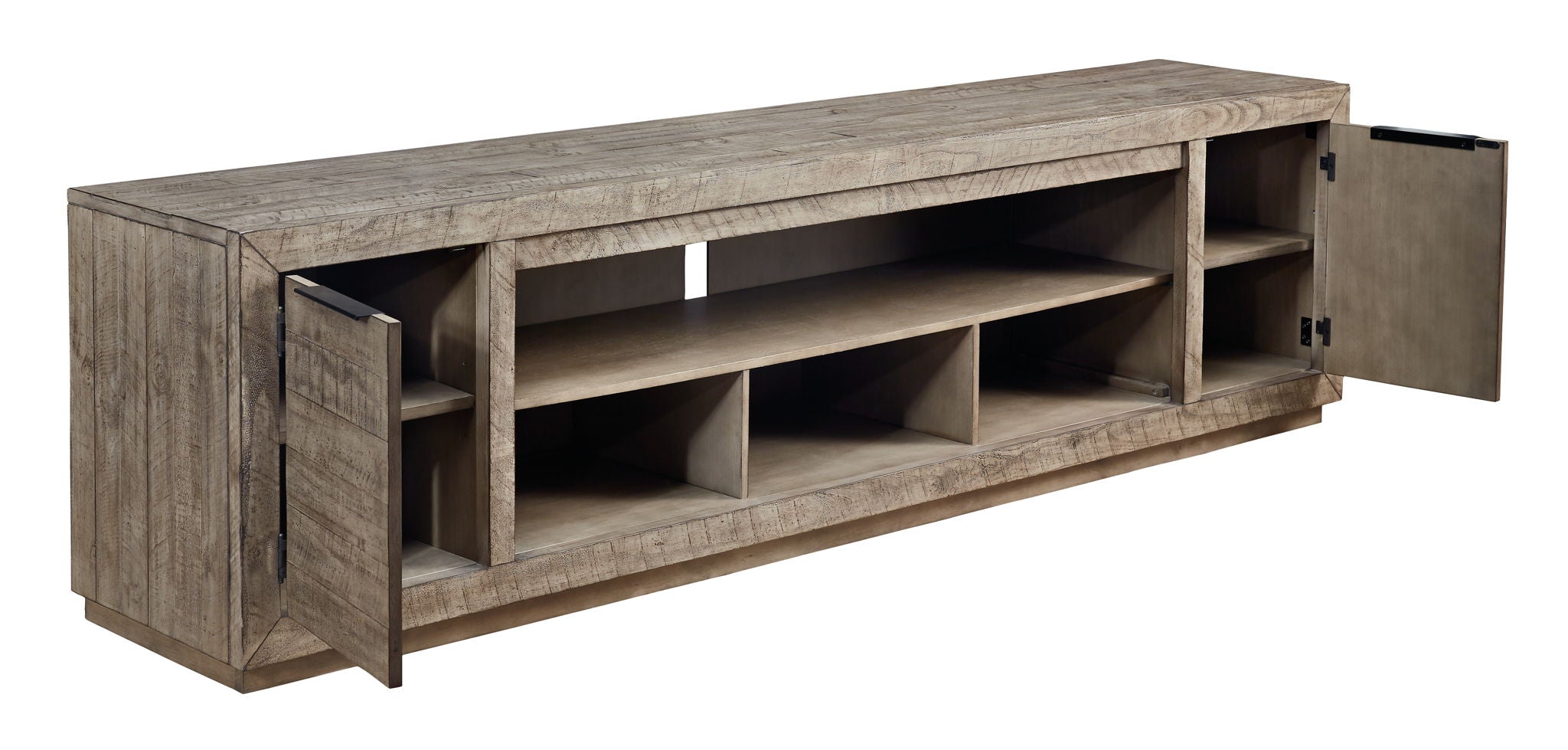 Krystanza - Weathered Gray - XL TV Stand w/Fireplace Option - Urban Living Furniture (Los Angeles, CA)