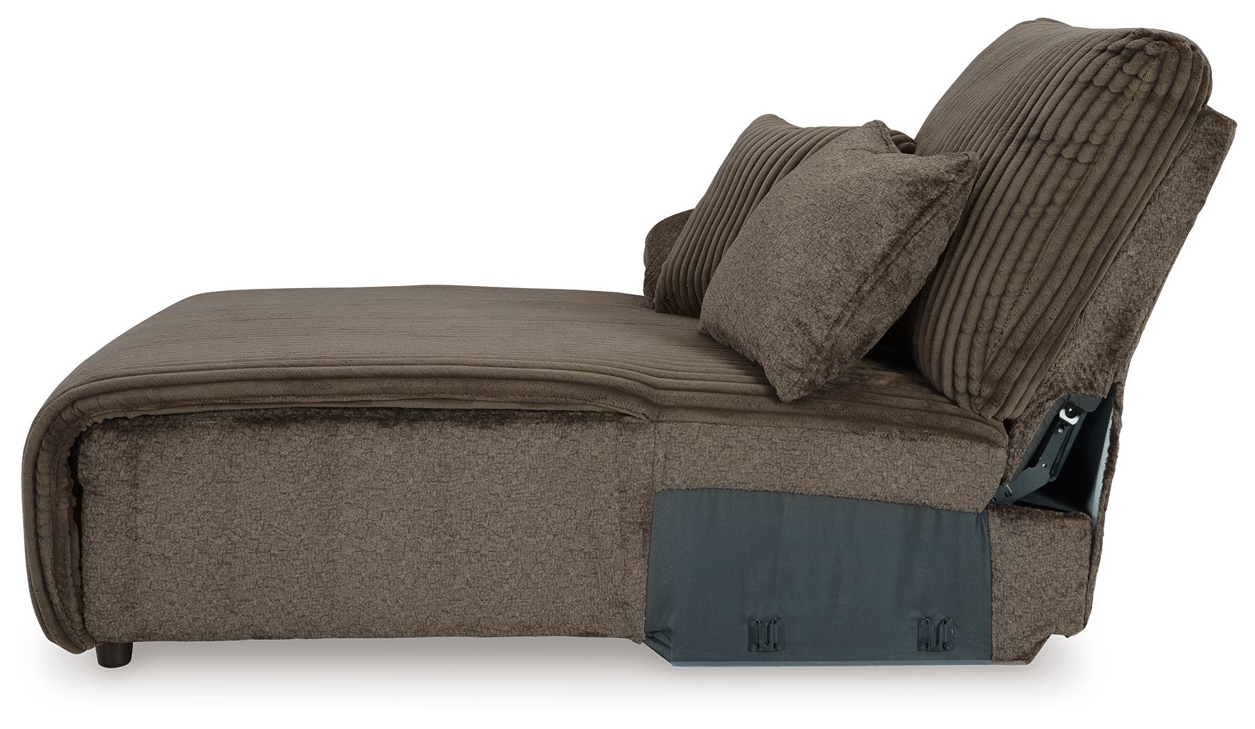 Top Tier - Chocolate - Laf Press Back Chaise - Urban Living Furniture (Los Angeles, CA)