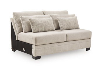 Mandi Point - Armless Loveseat - Marble