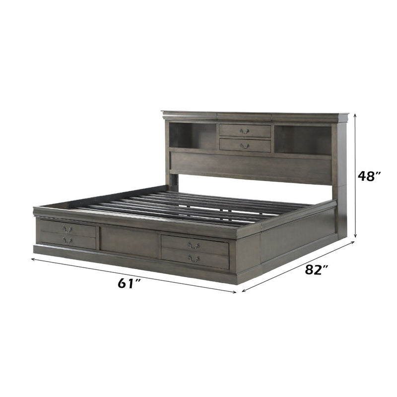 Louis Philippe III - Bed w/Storage - Urban Living Furniture (Los Angeles, CA)