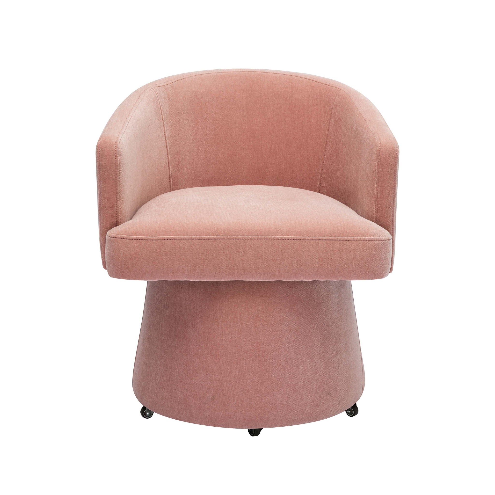 Kristen - Upcycled Chenille Rolling Desk Chair - Urban Living Furniture (Los Angeles, CA)