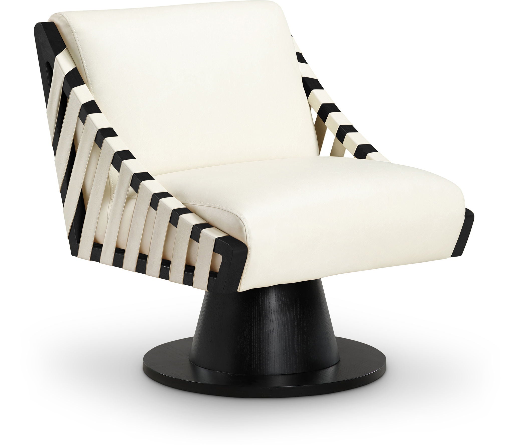 Millwin - Swivel Accent Chair With Black Base - Urban Living Furniture (Los Angeles, CA)