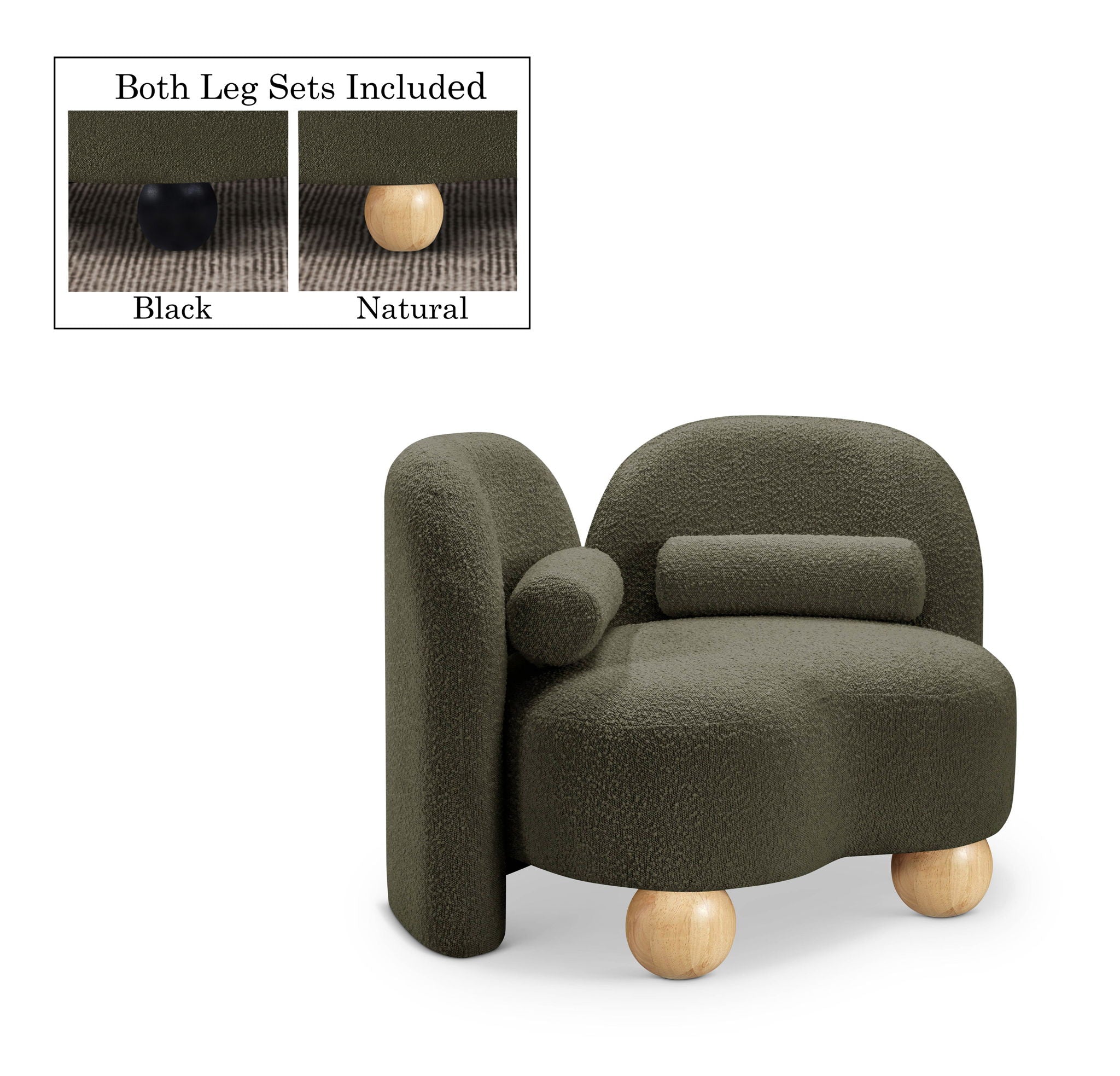 Daphne - Boucle Chair - Urban Living Furniture (Los Angeles, CA)
