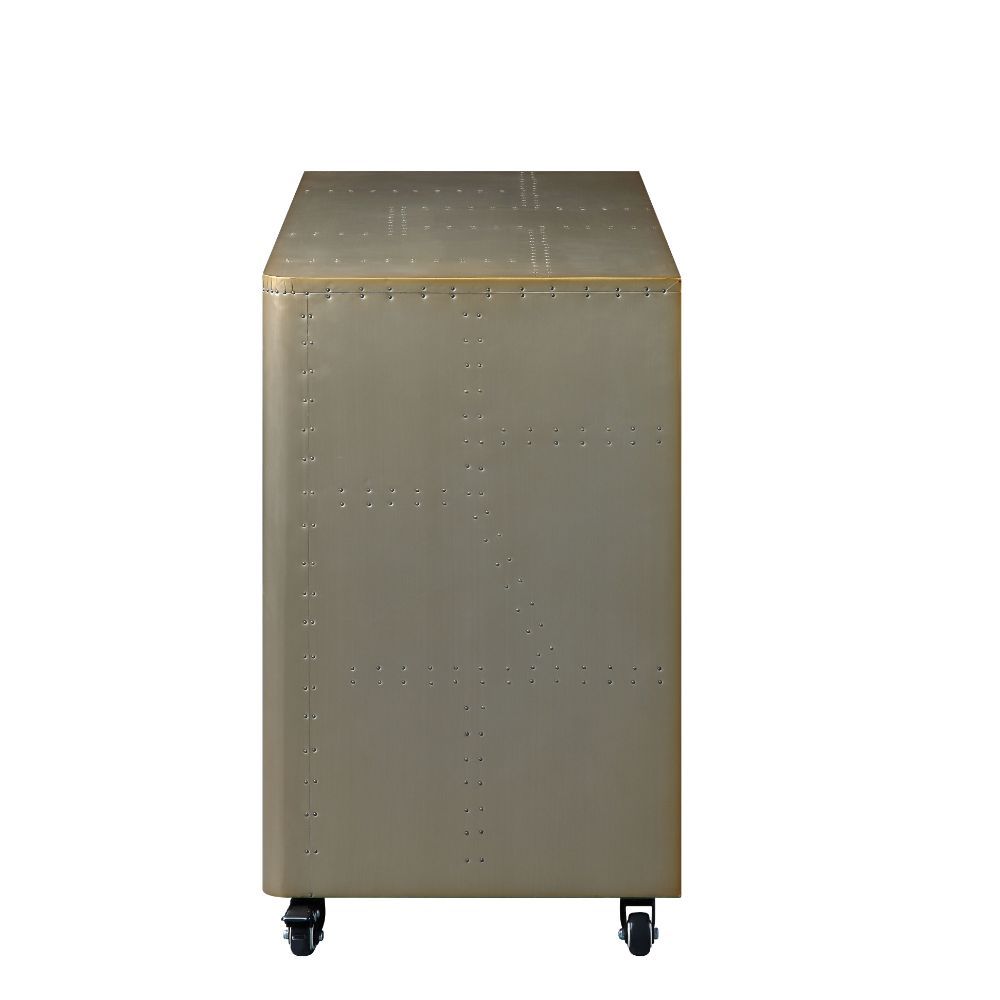 Jennavieve - Cabinet - Gold Aluminum - Urban Living Furniture (Los Angeles, CA)