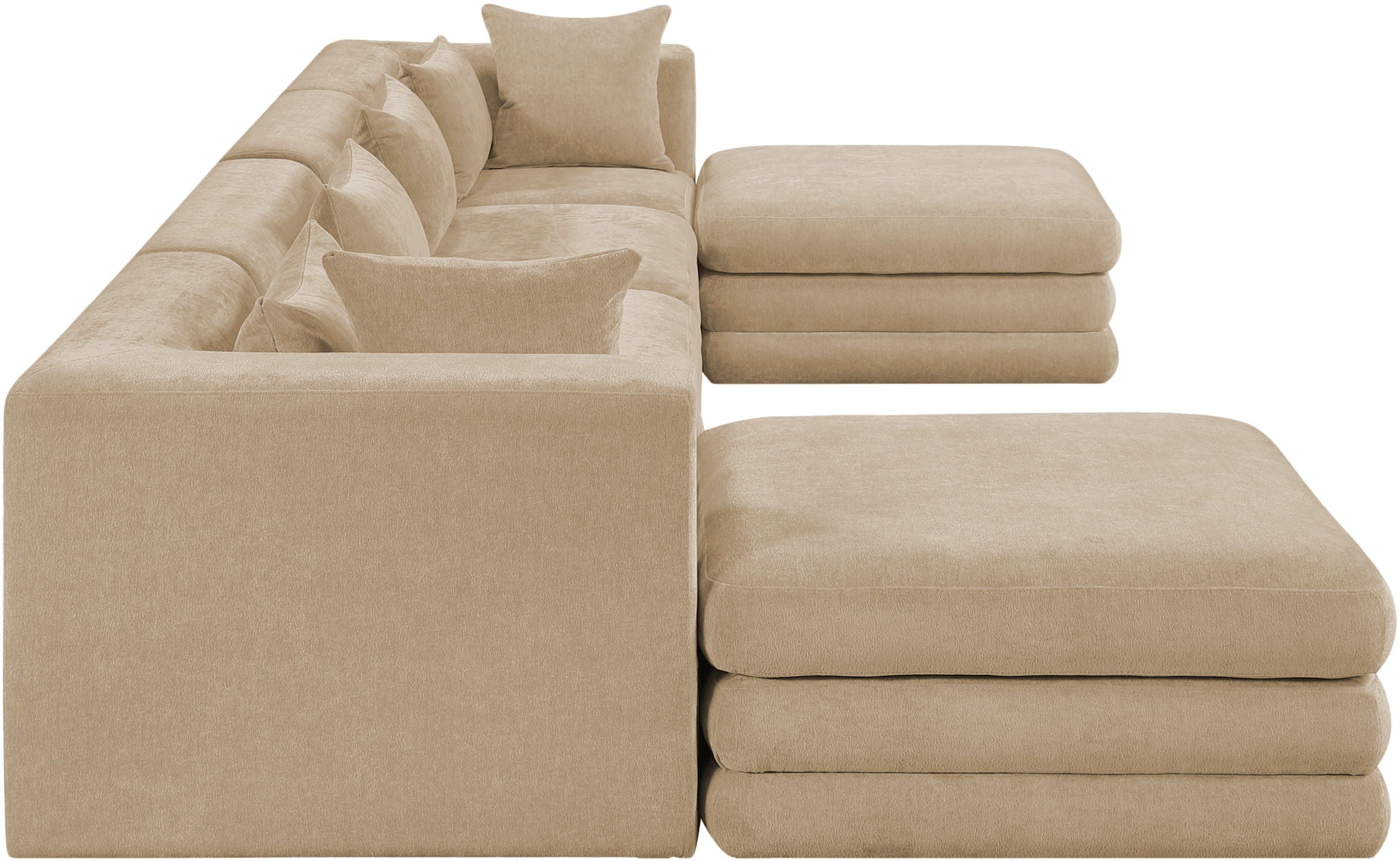 Stellar - 6 Piece Upholstered Modular Sectional - Urban Living Furniture (Los Angeles, CA)