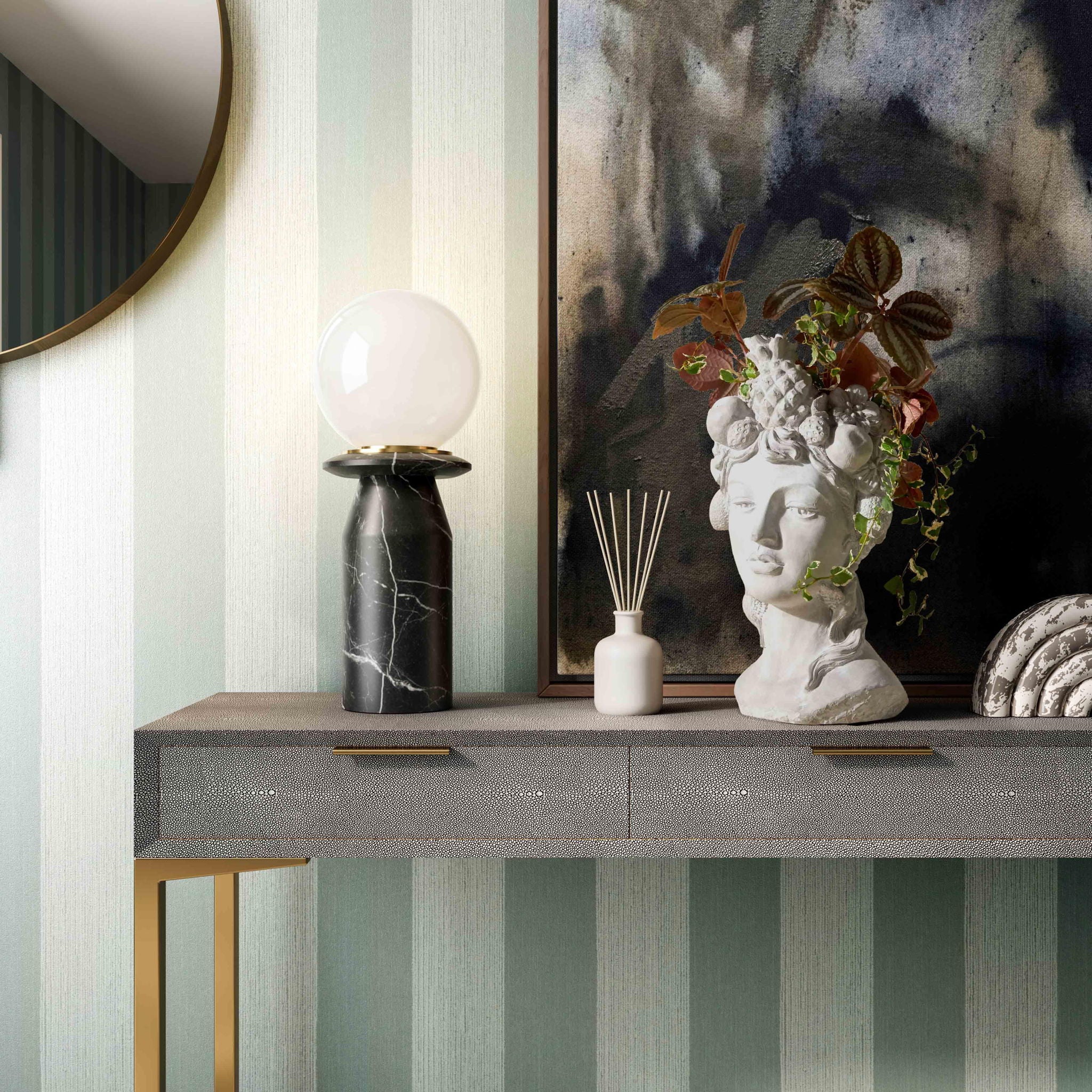 Globe - Marble Lamp - Urban Living Furniture (Los Angeles, CA)