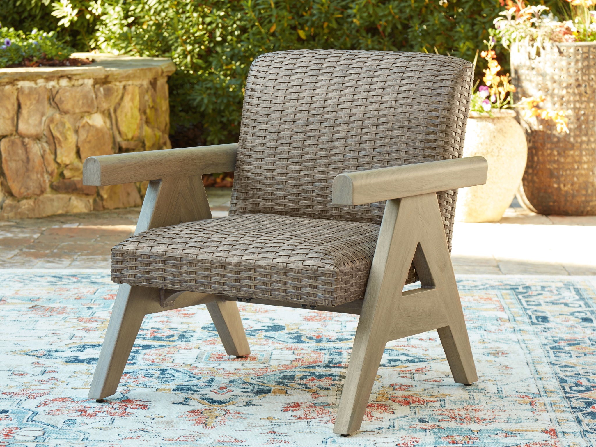Cliff Trails - Beige - Rocking Lounge Chair - Urban Living Furniture (Los Angeles, CA)
