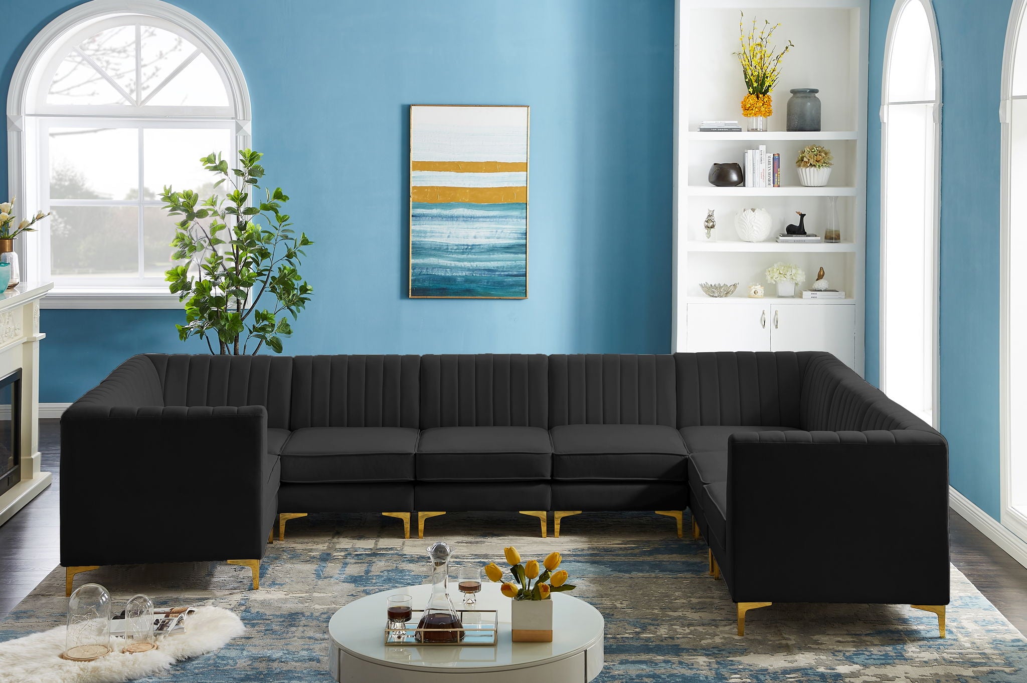 Alina - 8 Piece Modular U-Shaped Sectional - Urban Living Furniture (Los Angeles, CA)