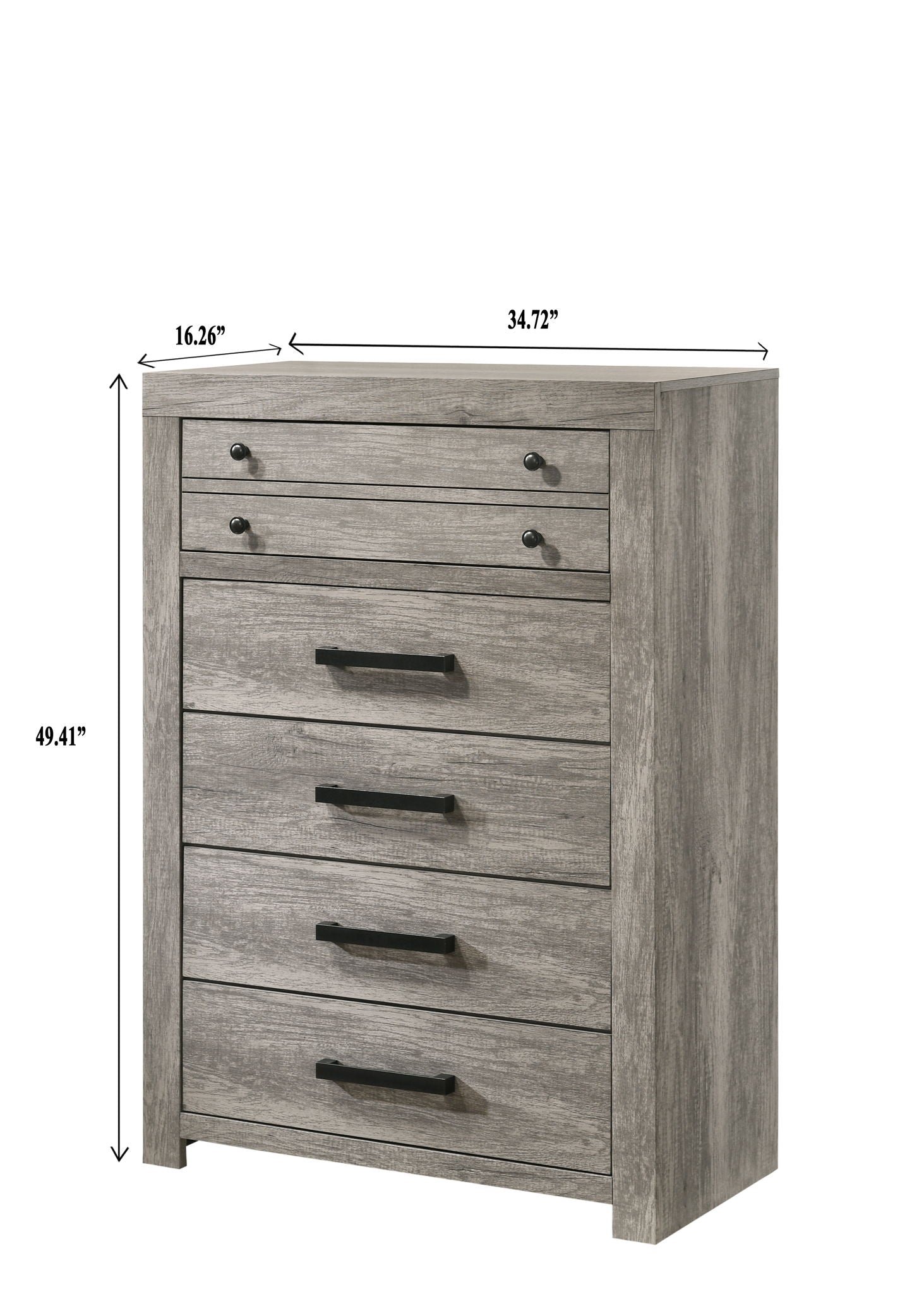 Tundra - Chest - Gray - Urban Living Furniture (Los Angeles, CA)