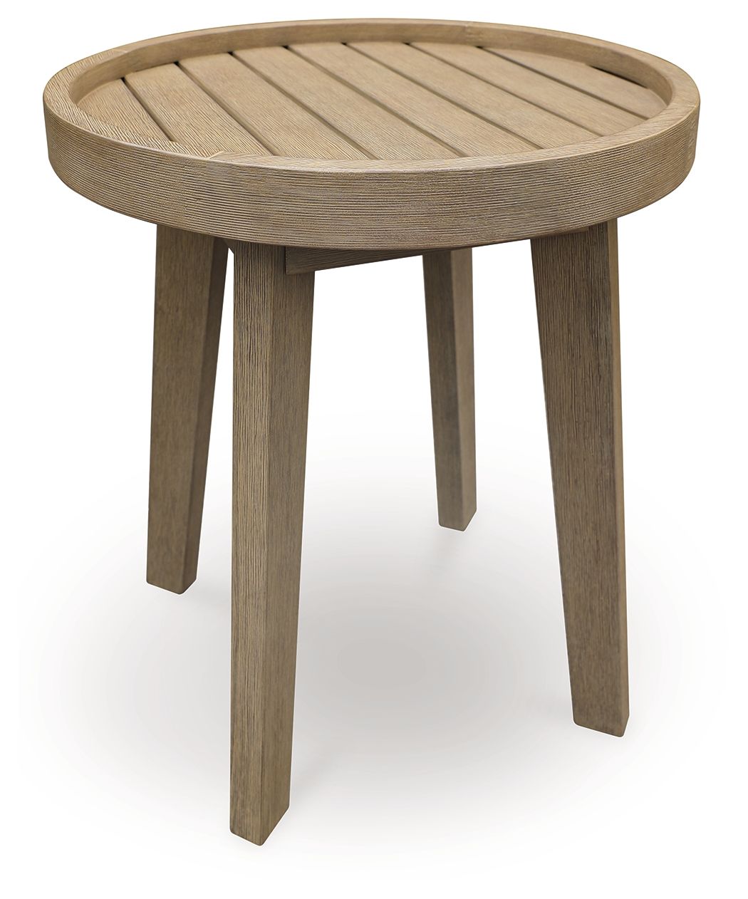 Marina Sun - Beige - Round End Table - Urban Living Furniture (Los Angeles, CA)