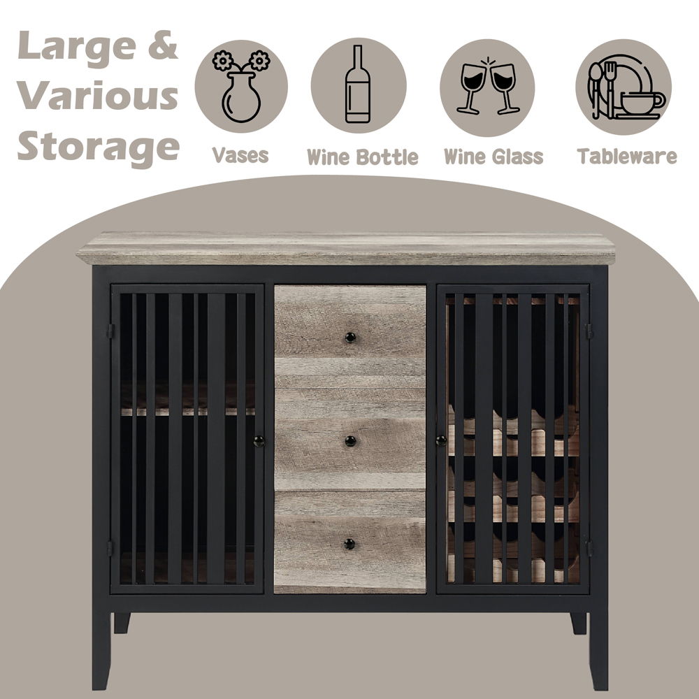 Zudora - Server - Black - Urban Living Furniture (Los Angeles, CA)