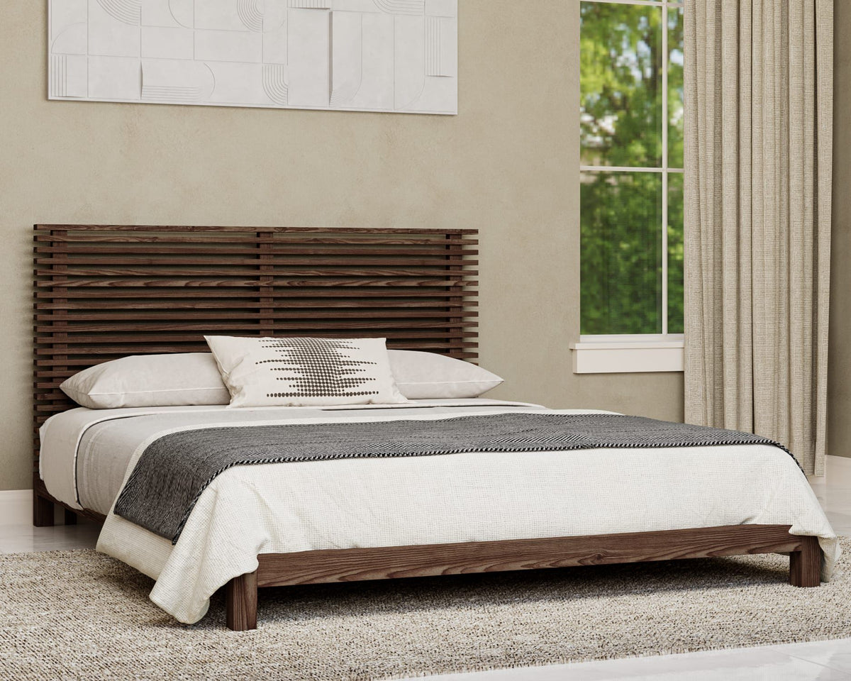 Tanner - Solid Ash Platform Bed