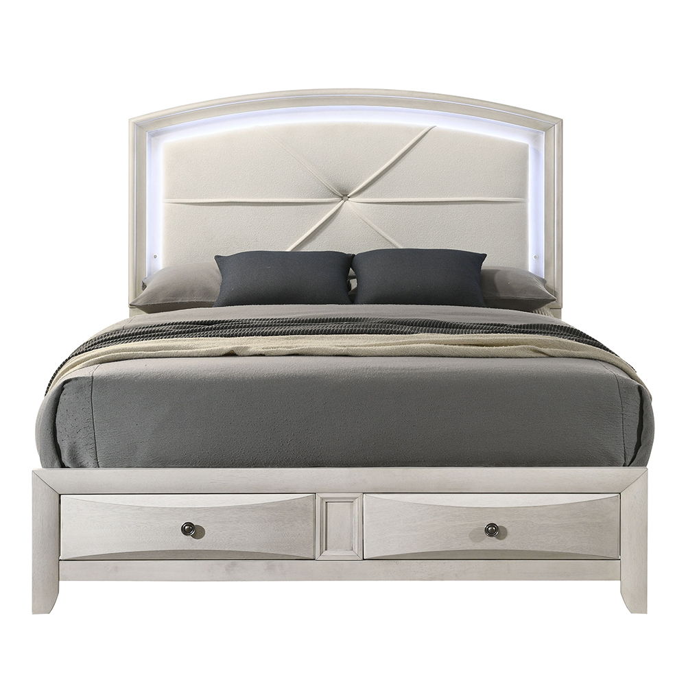Ramondi - Bed With Storage & LED - Urban Living Furniture (Los Angeles, CA)
