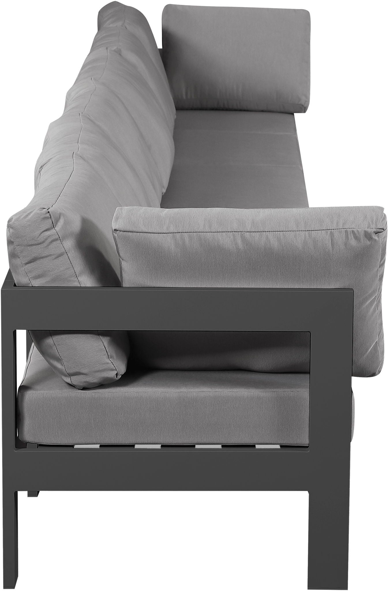 Nizuc - Outdoor Patio 6 Seat Modular Sofa With Gray Frame - Urban Living Furniture (Los Angeles, CA)