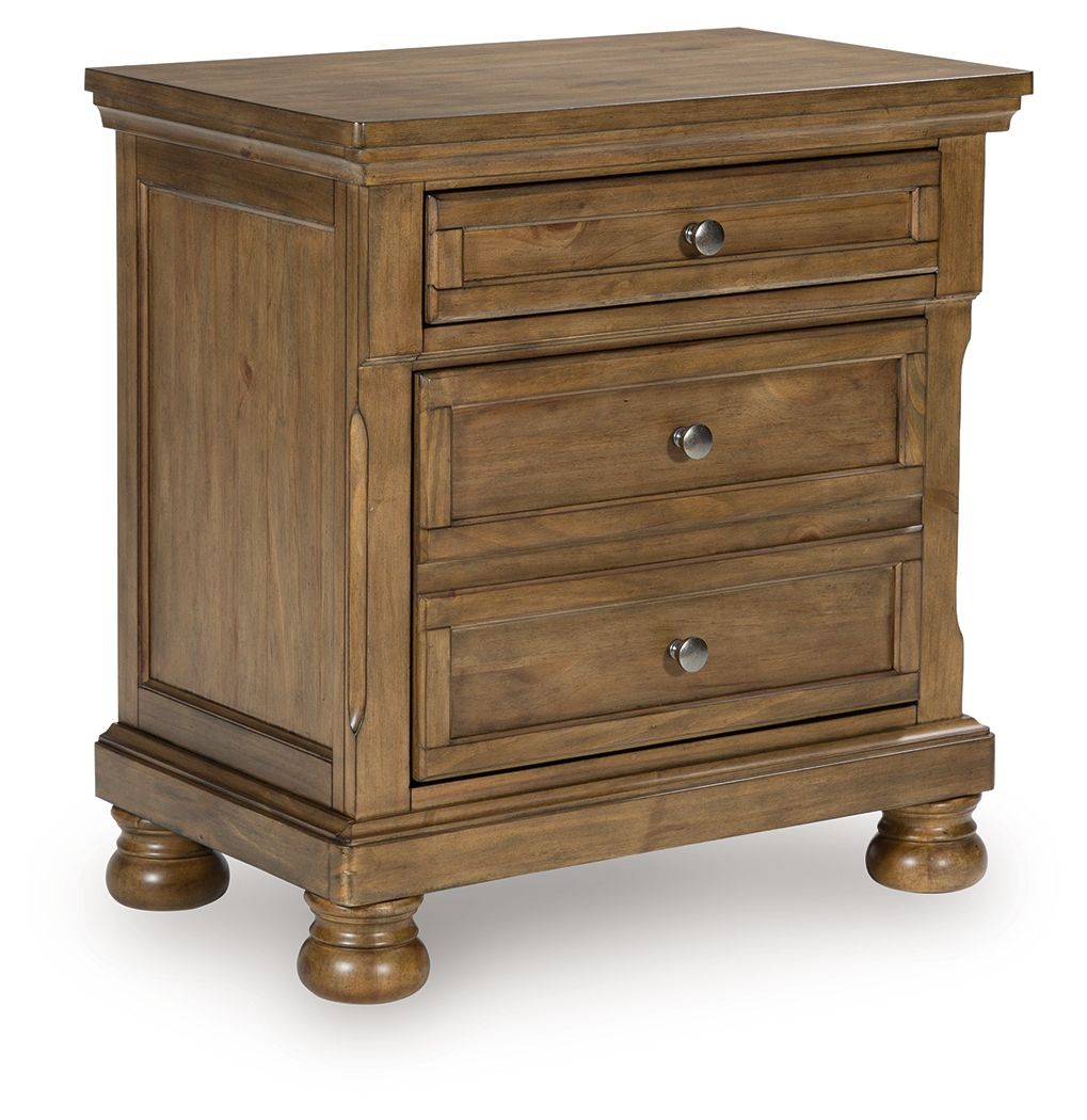 Feddinger - Medium Brown - Two Drawer Night Stand - Urban Living Furniture (Los Angeles, CA)