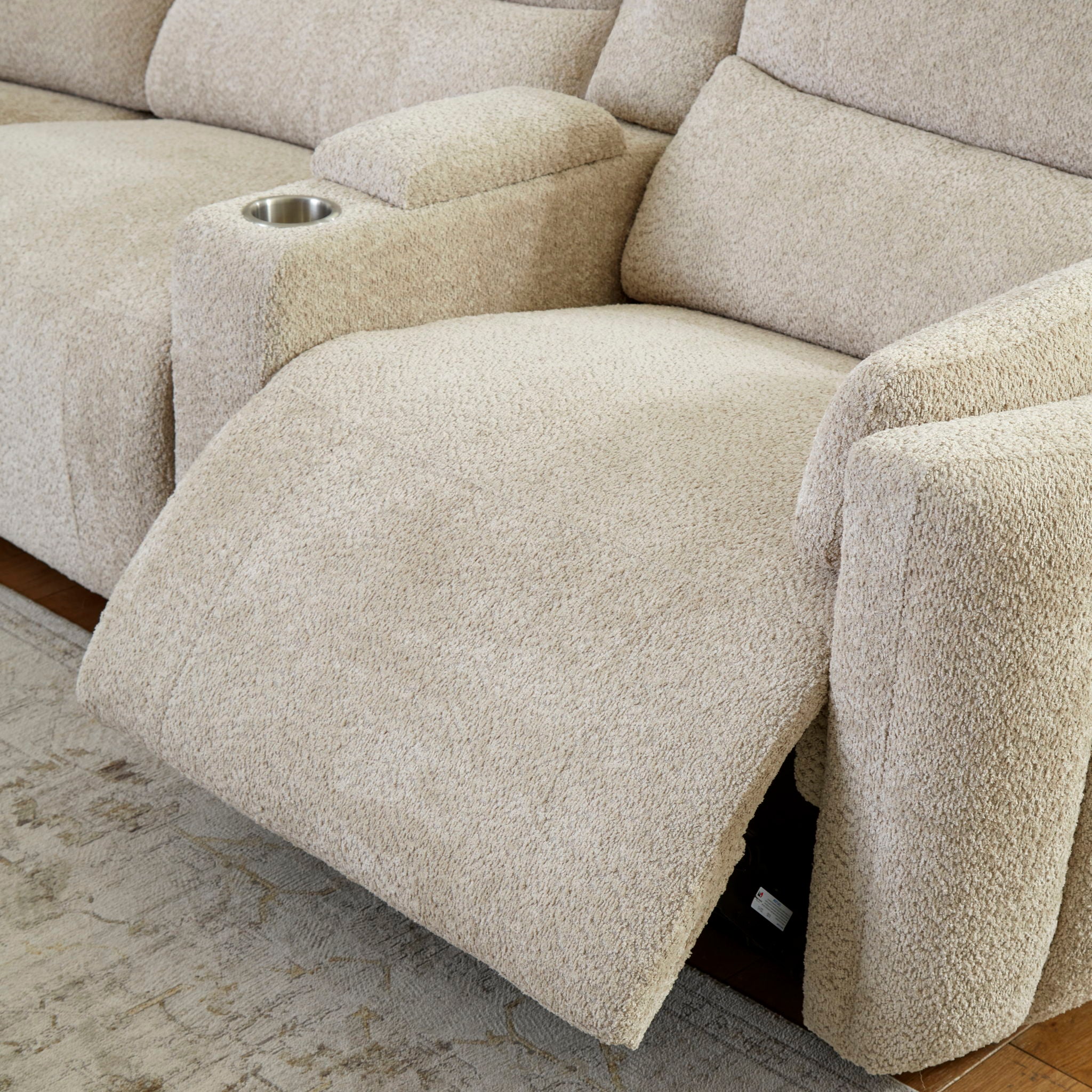 Modesto - Power Right Arm Facing Recliner - Buttercream - Urban Living Furniture (Los Angeles, CA)