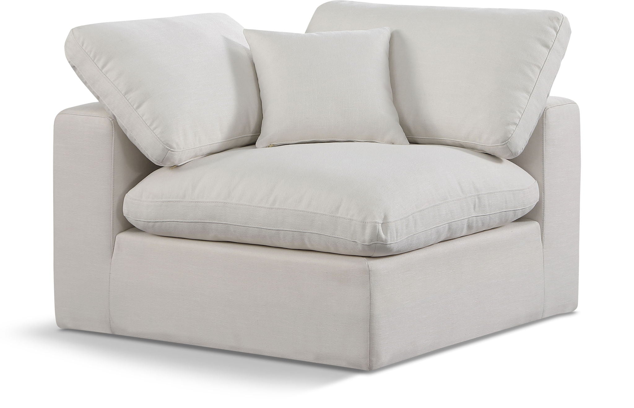 Comfy - Linen Corner Chair - Urban Living Furniture (Los Angeles, CA)