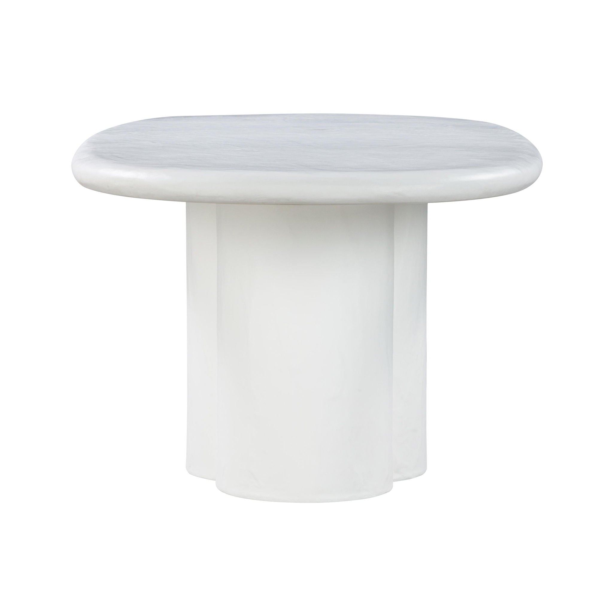 Elika - Faux Plaster Oval Dining Table - Urban Living Furniture (Los Angeles, CA)