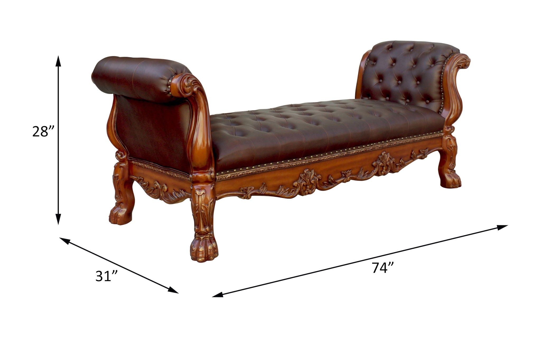 Vendome - Bench - Urban Living Furniture (Los Angeles, CA)