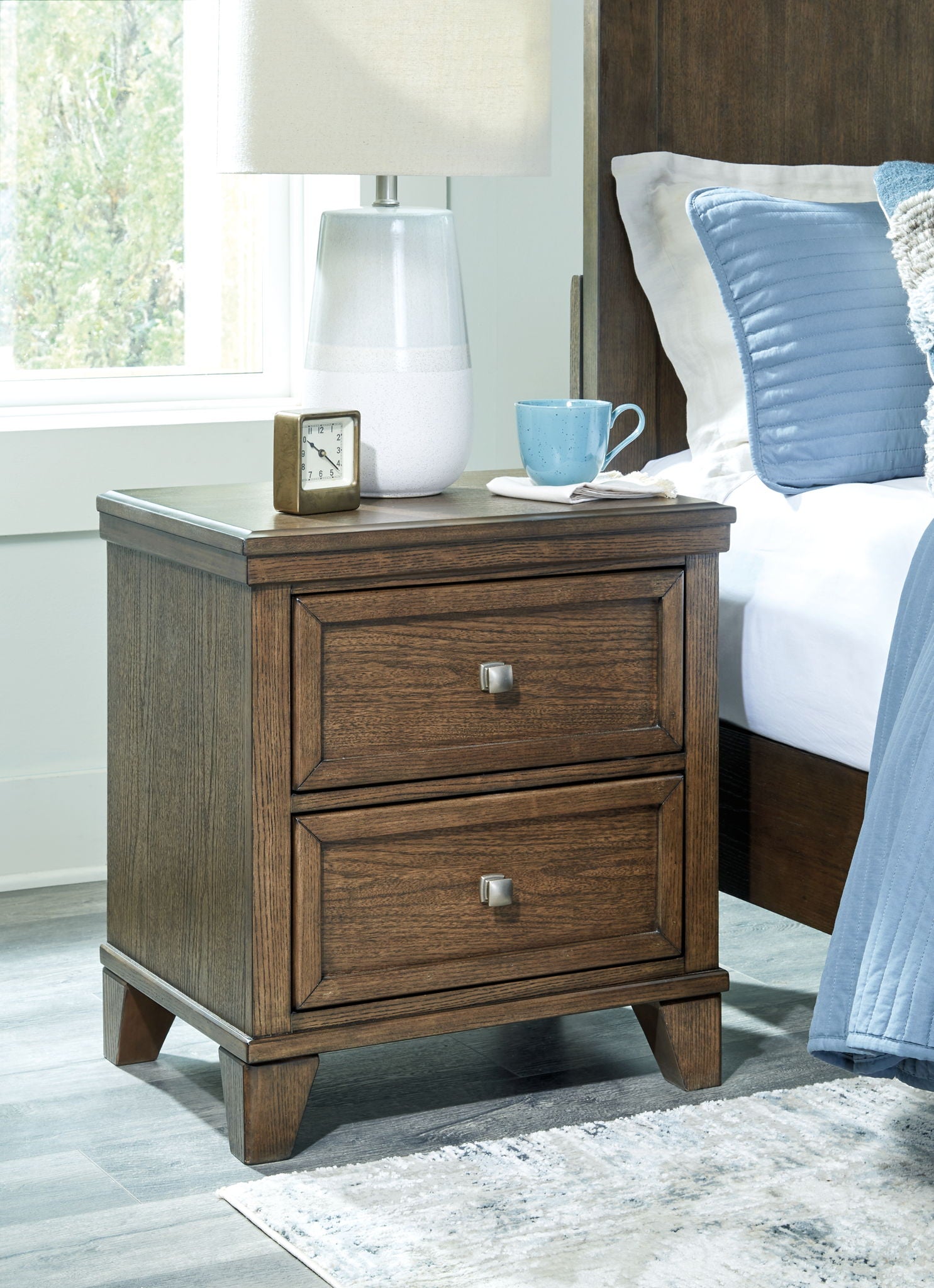 Shawbeck - Medium Brown - Two Drawer Night Stand - Urban Living Furniture (Los Angeles, CA)