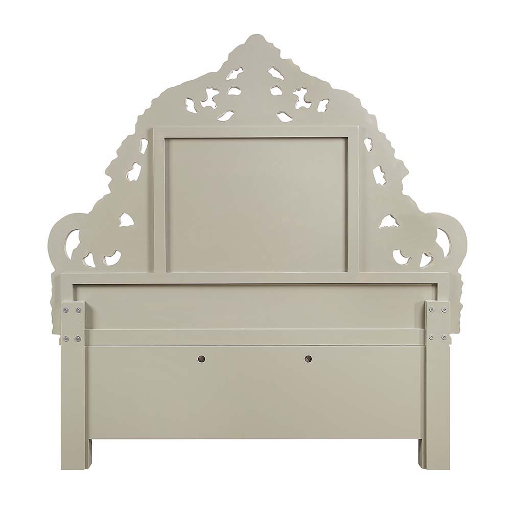 Sorina - Eastern King Bed - Synthetic Leather & Antique Gold - Urban Living Furniture (Los Angeles, CA)