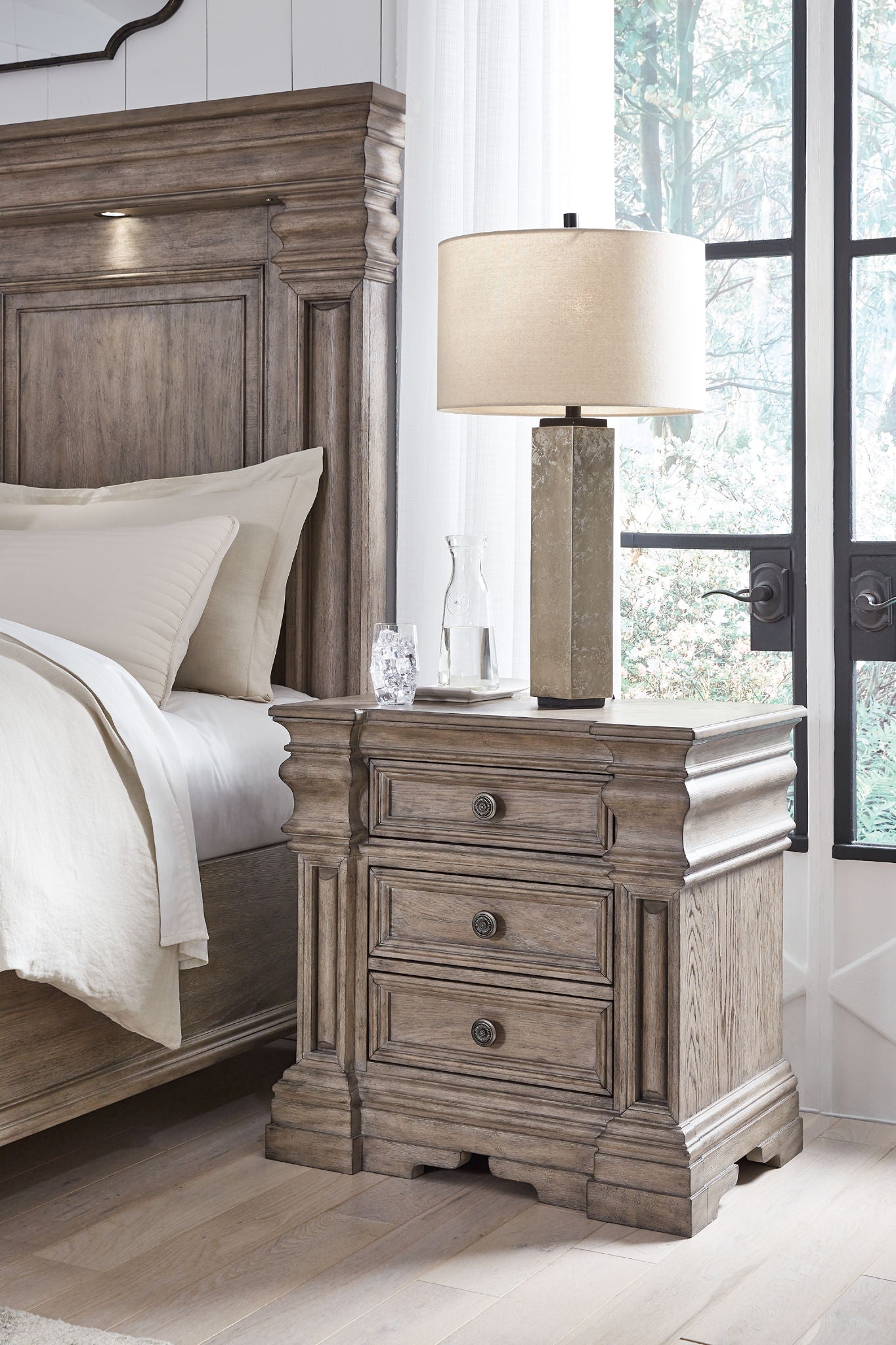 Blairhurst - Light Grayish Brown - Three Drawer Night Stand - Urban Living Furniture (Los Angeles, CA)