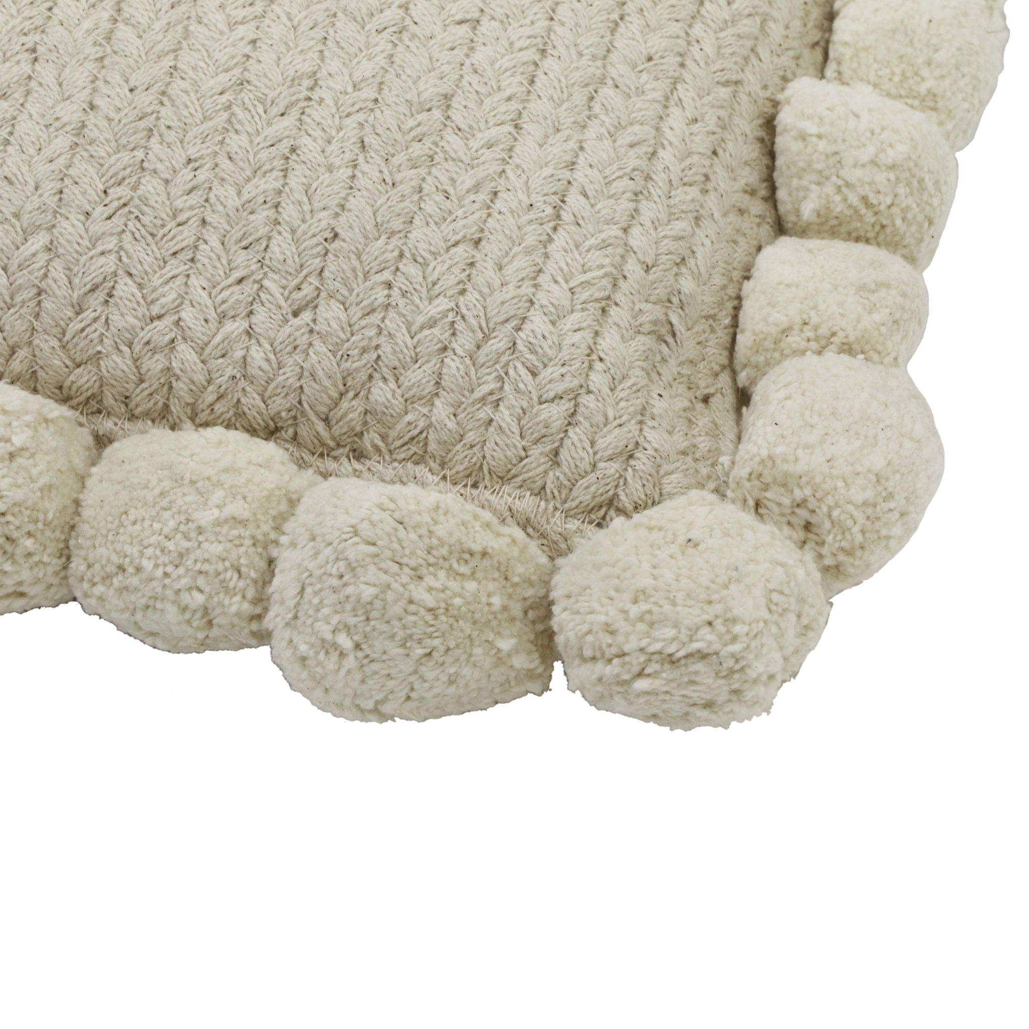 Adelyn - Square Tasseled Accent Pillow - Natural - Urban Living Furniture (Los Angeles, CA)
