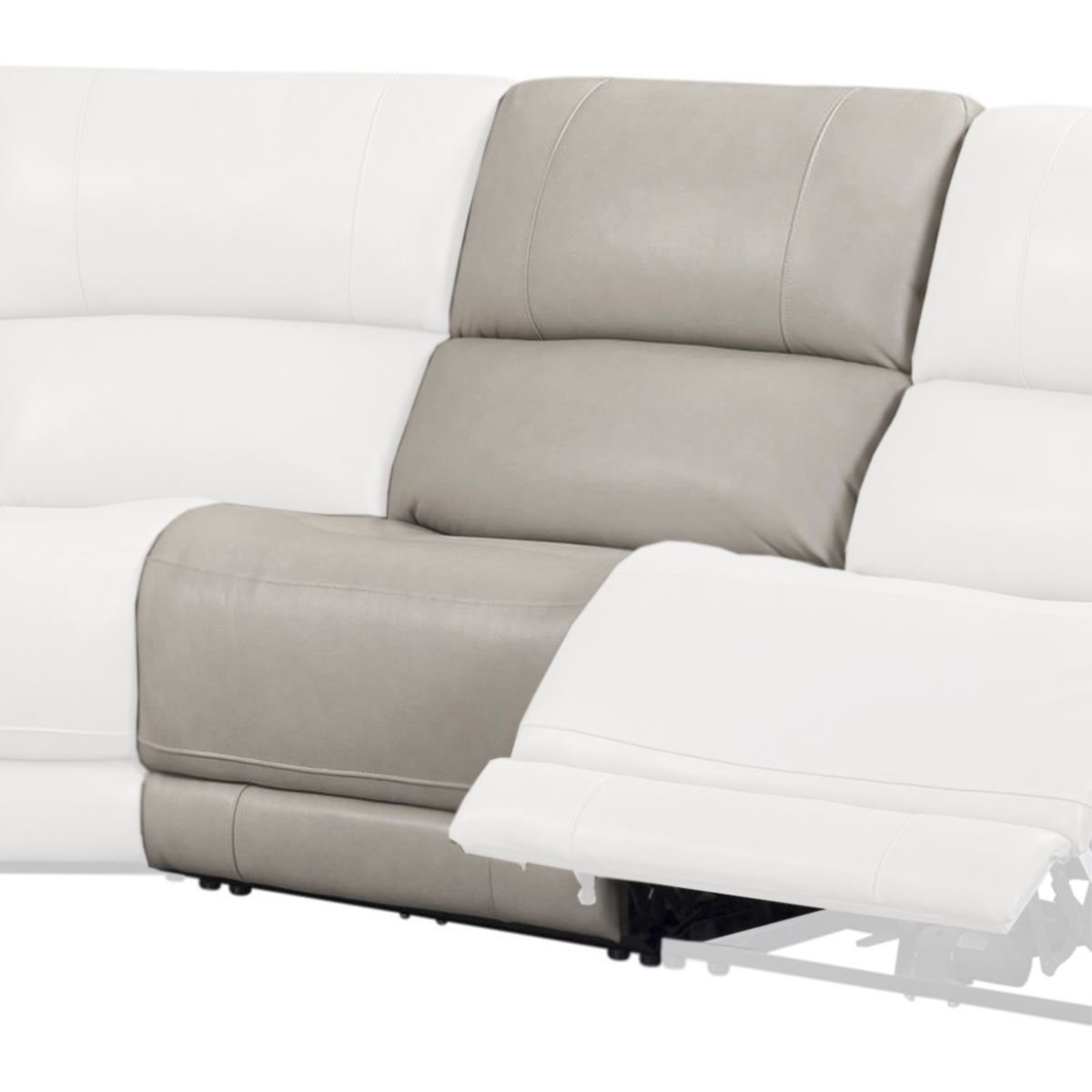 Easton - Zero Gravity Power Armless Recliner P3 - Steamboat Quartz - Urban Living Furniture (Los Angeles, CA)