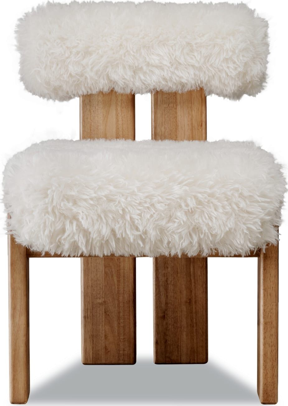 Nia - Dining Accent Chair (Set of 2) - Sheepskin And Lioness