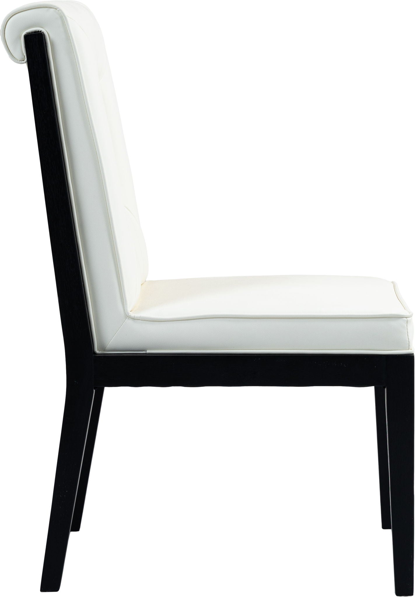 Gwendolyn - Faux Leather Dining Side Chair With Black Frame (Set of 2) - Urban Living Furniture (Los Angeles, CA)