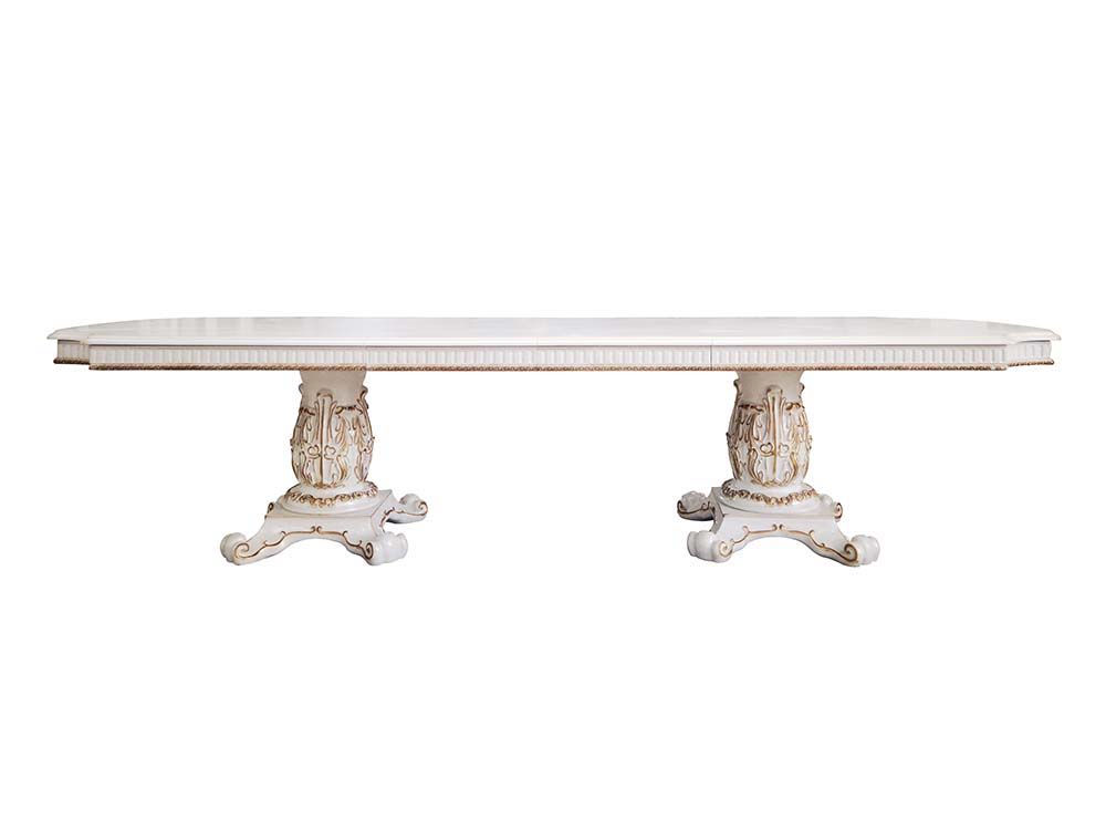 Vendom - Dining Table - Antique Pearl Finish - 30" - Urban Living Furniture (Los Angeles, CA)