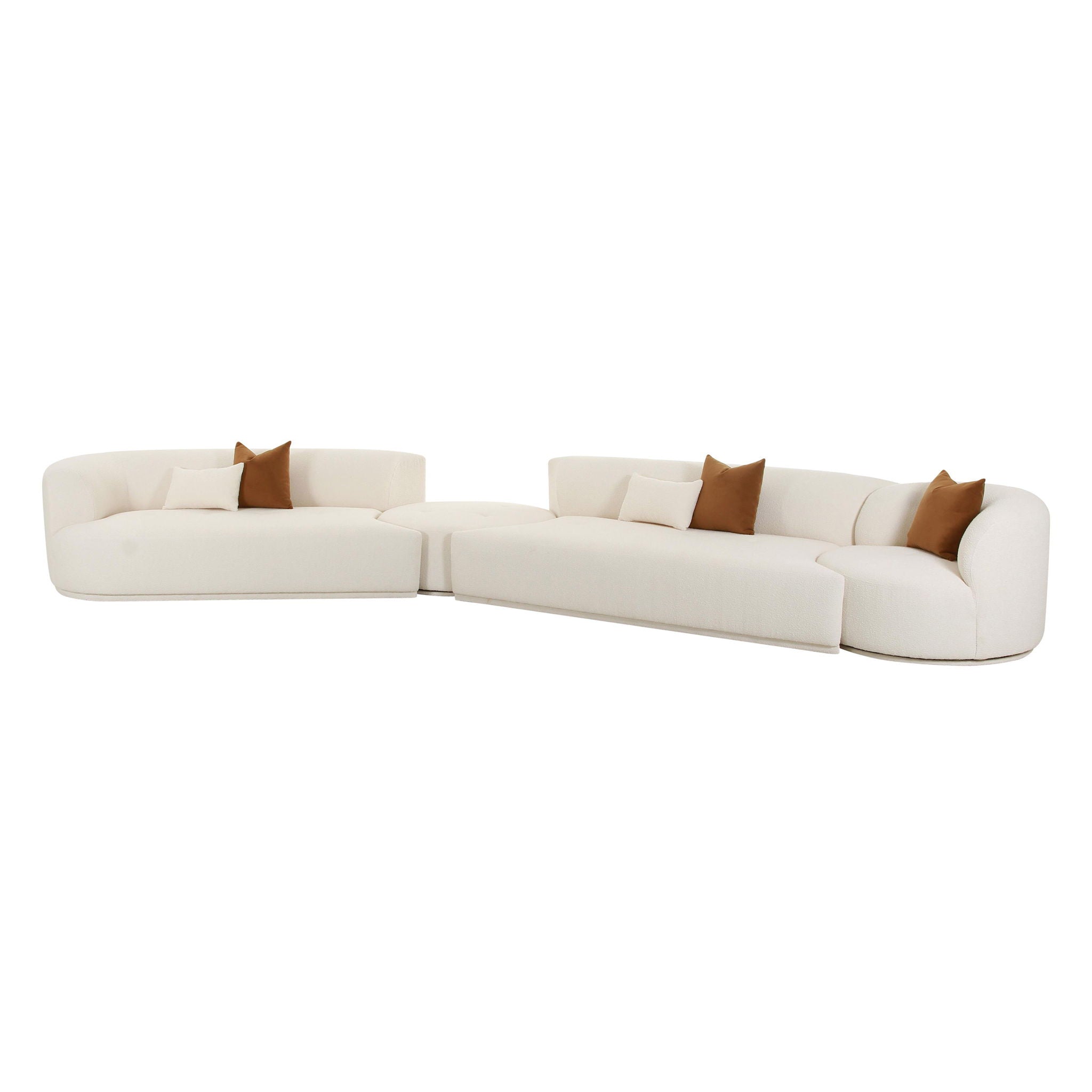 Fickle - Boucle Modular Sectional - Urban Living Furniture (Los Angeles, CA)