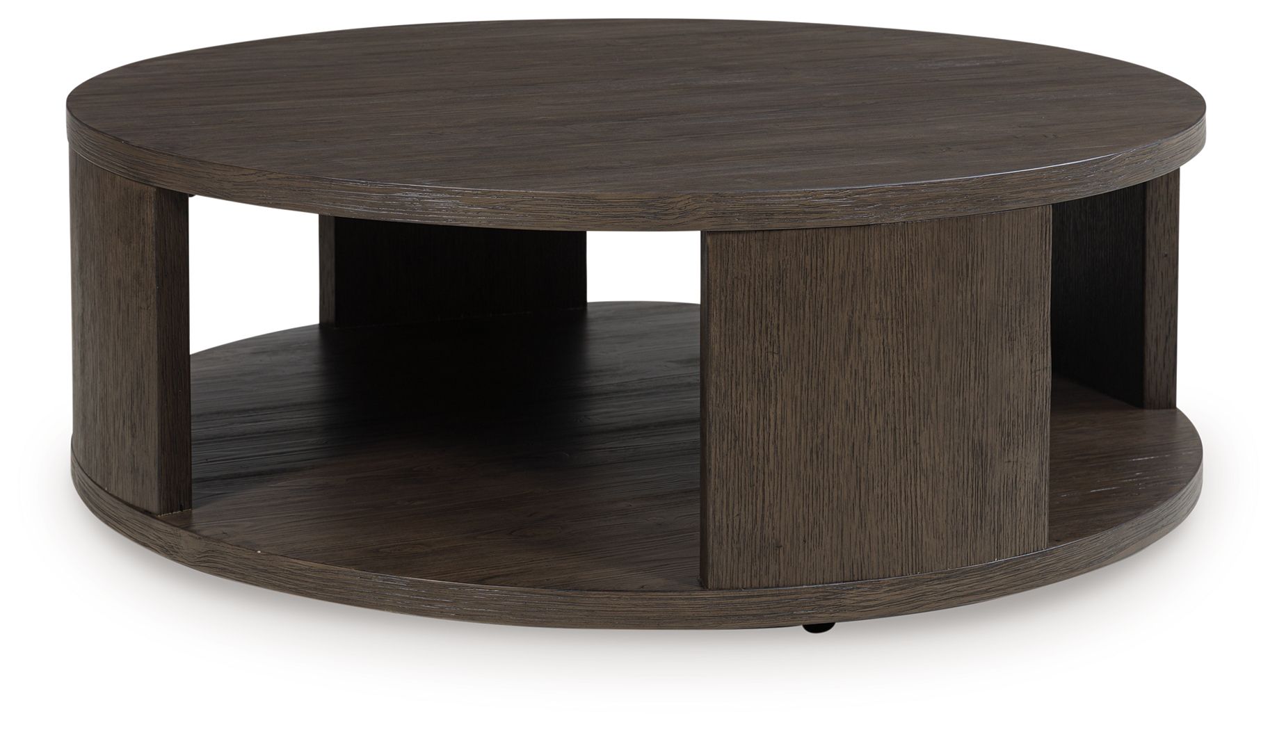 Neo - Rich Brown - Round Cocktail Table - Urban Living Furniture (Los Angeles, CA)