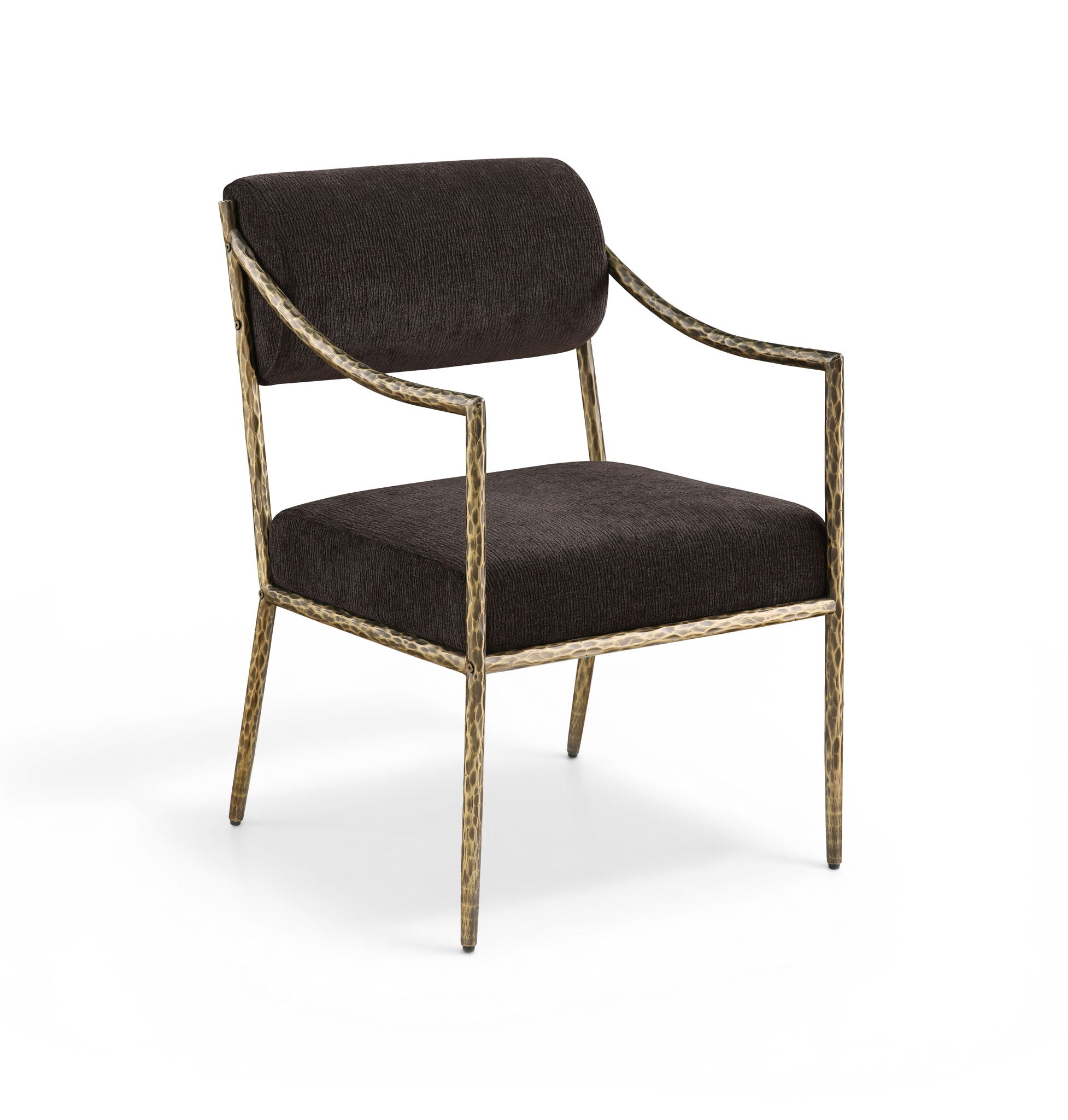 Bastille - Upholstered Dining Arm Chair (Set of 2) - Brass Frame - Urban Living Furniture (Los Angeles, CA)
