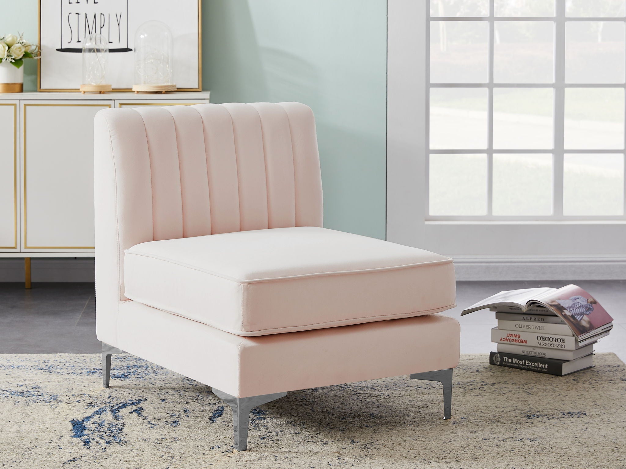 Alina - Armless Chair - Urban Living Furniture (Los Angeles, CA)