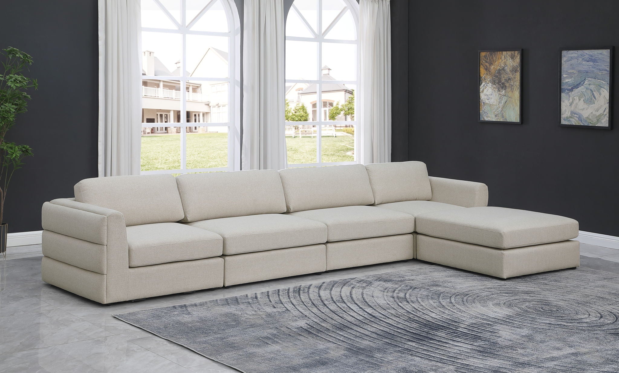 Beckham - 5 Piece Modular L-Shaped Sectional - Urban Living Furniture (Los Angeles, CA)