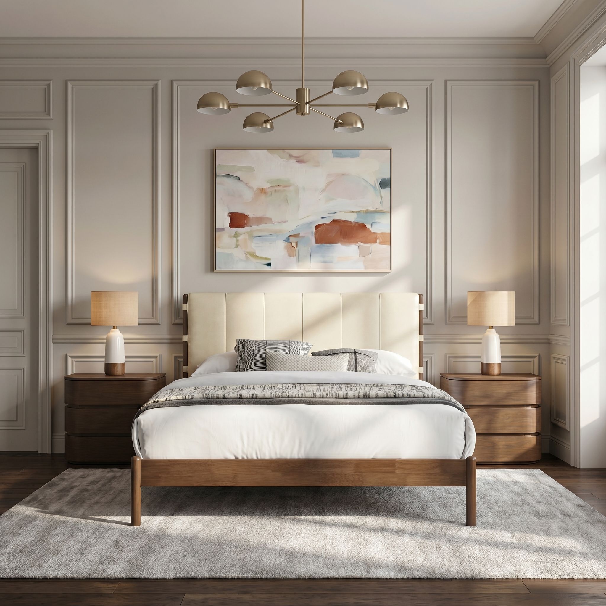 Arielle - Vegan Leather Upholstered Bed - Urban Living Furniture (Los Angeles, CA)