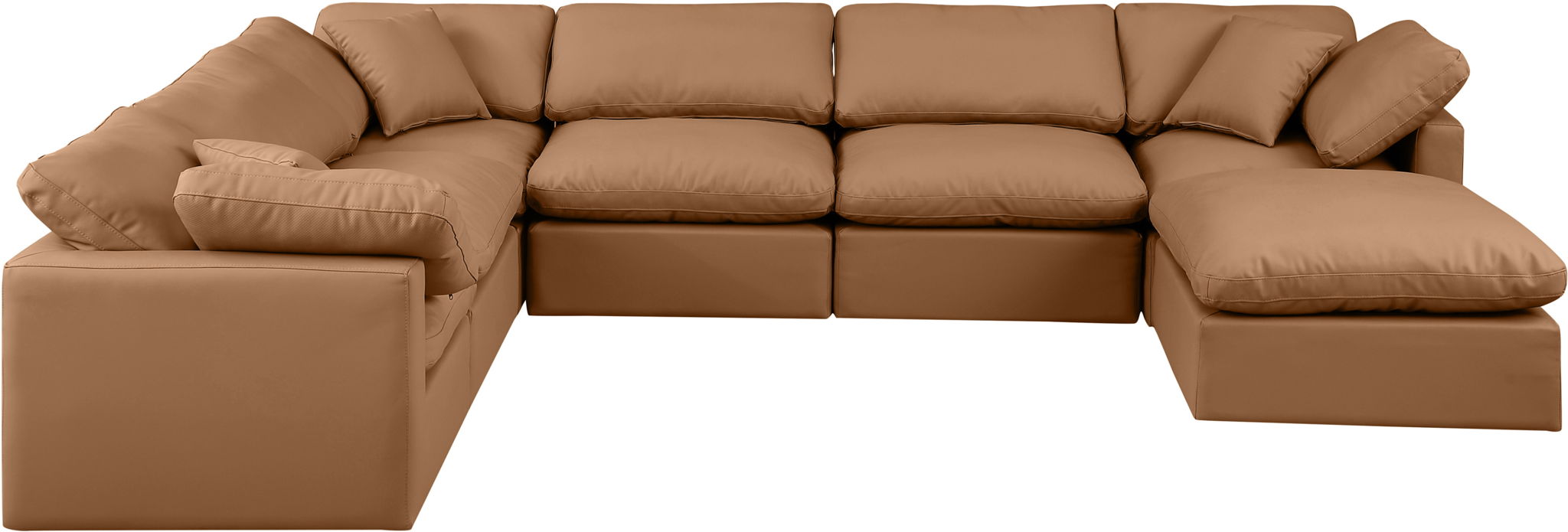 Indulge - Faux Leather 7 Piece Modular Sectional - Urban Living Furniture (Los Angeles, CA)