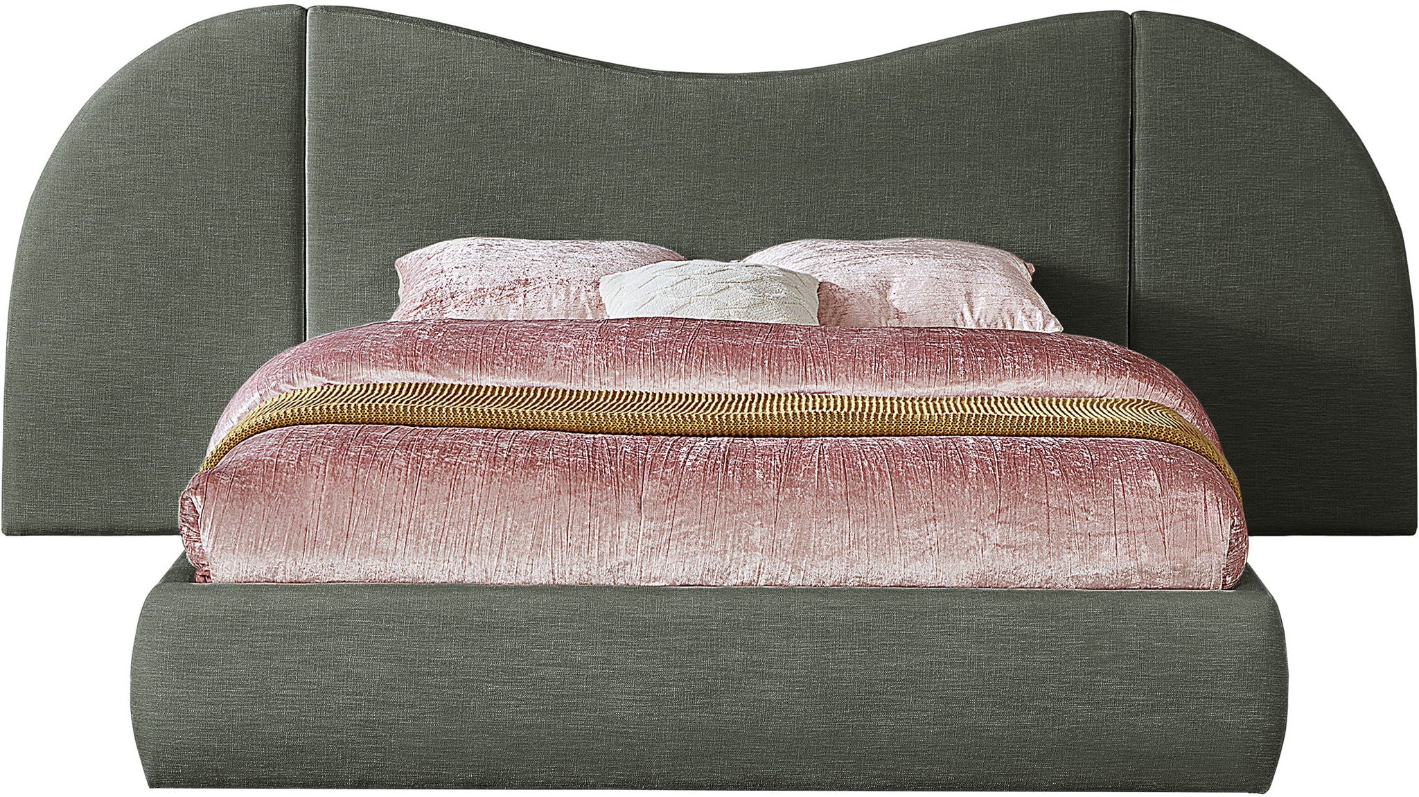Everest - Linen Fabric Bed - Urban Living Furniture (Los Angeles, CA)