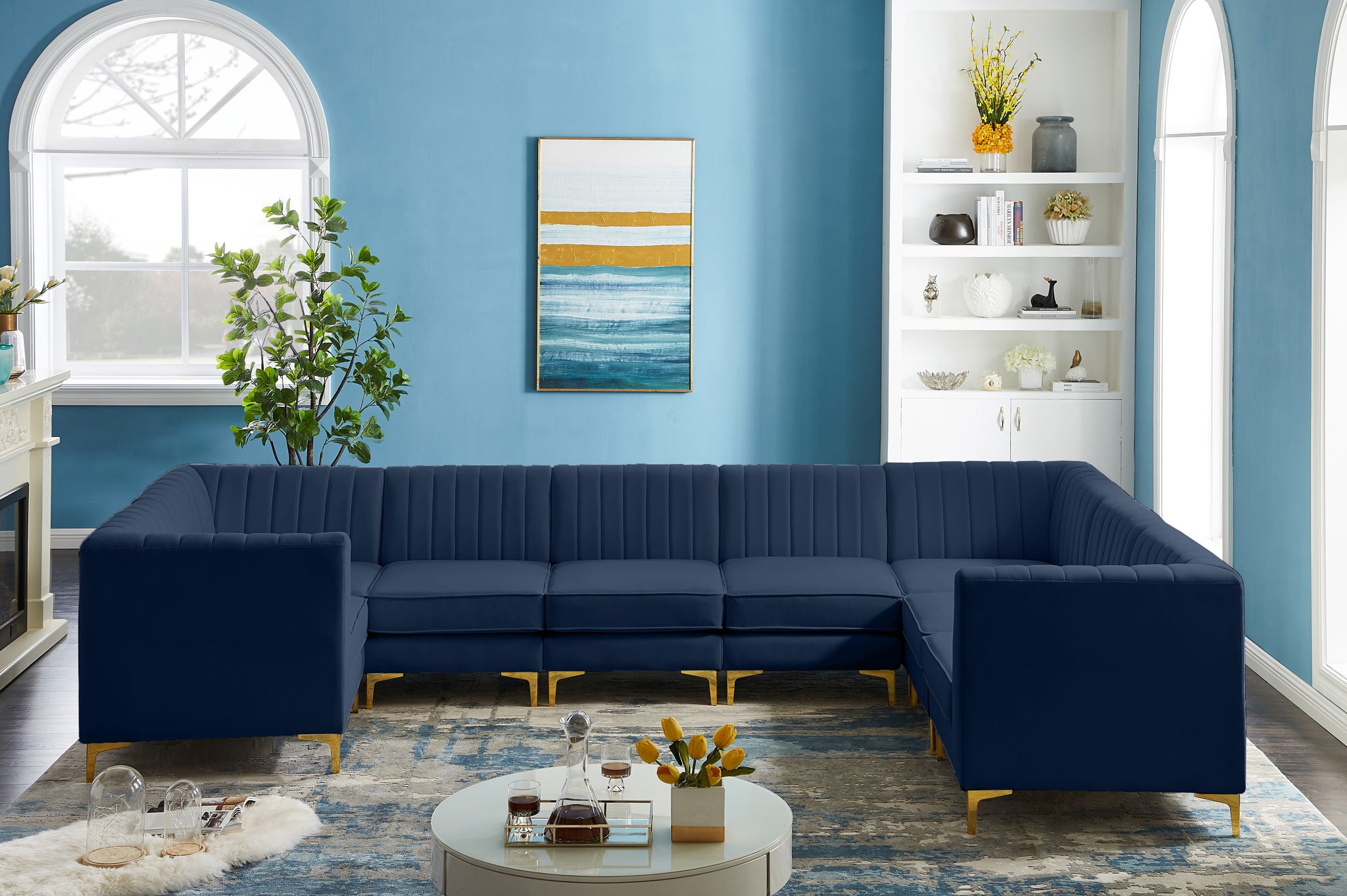 Alina - 8 Piece Modular U-Shaped Sectional - Urban Living Furniture (Los Angeles, CA)