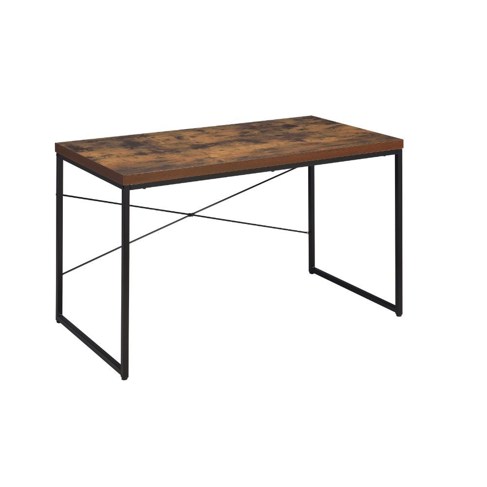 Bob - Desk - Weathered Oak & Black - Urban Living Furniture (Los Angeles, CA)
